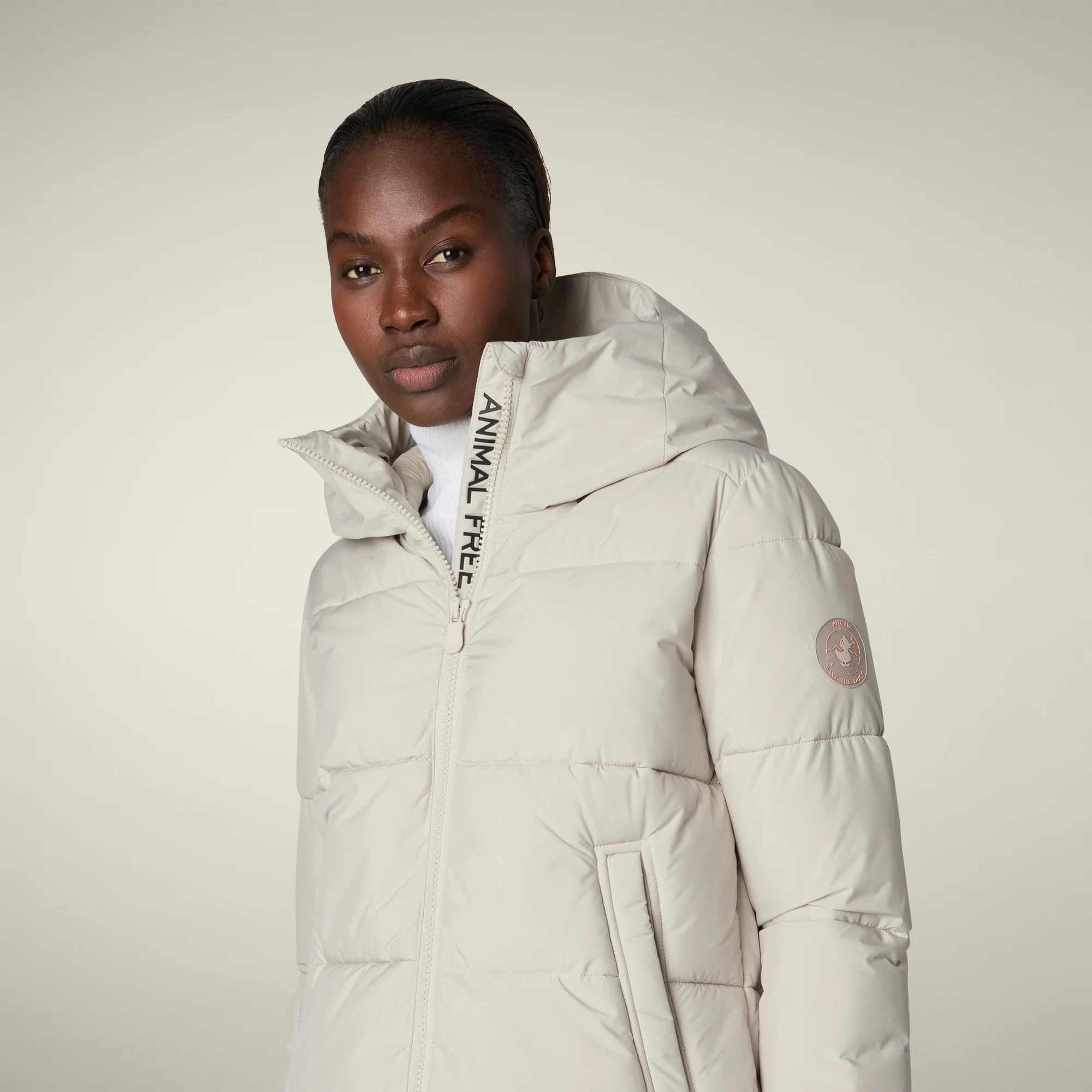 Women's parka missy  in rainy beige