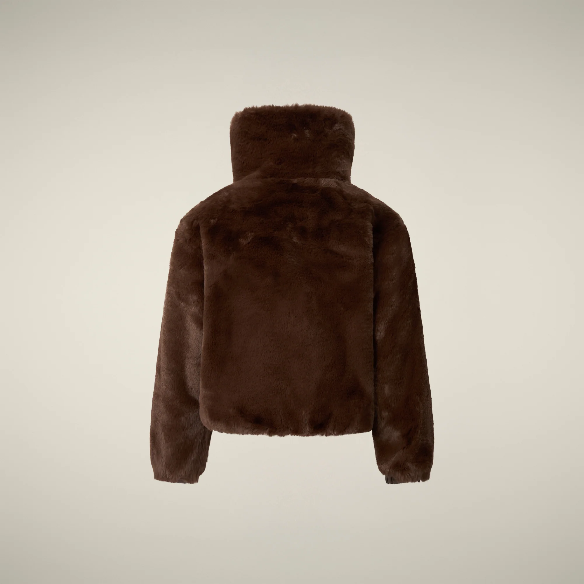 Girls' Reversible Faux Fur Jacket Ceri in Teddy Brown