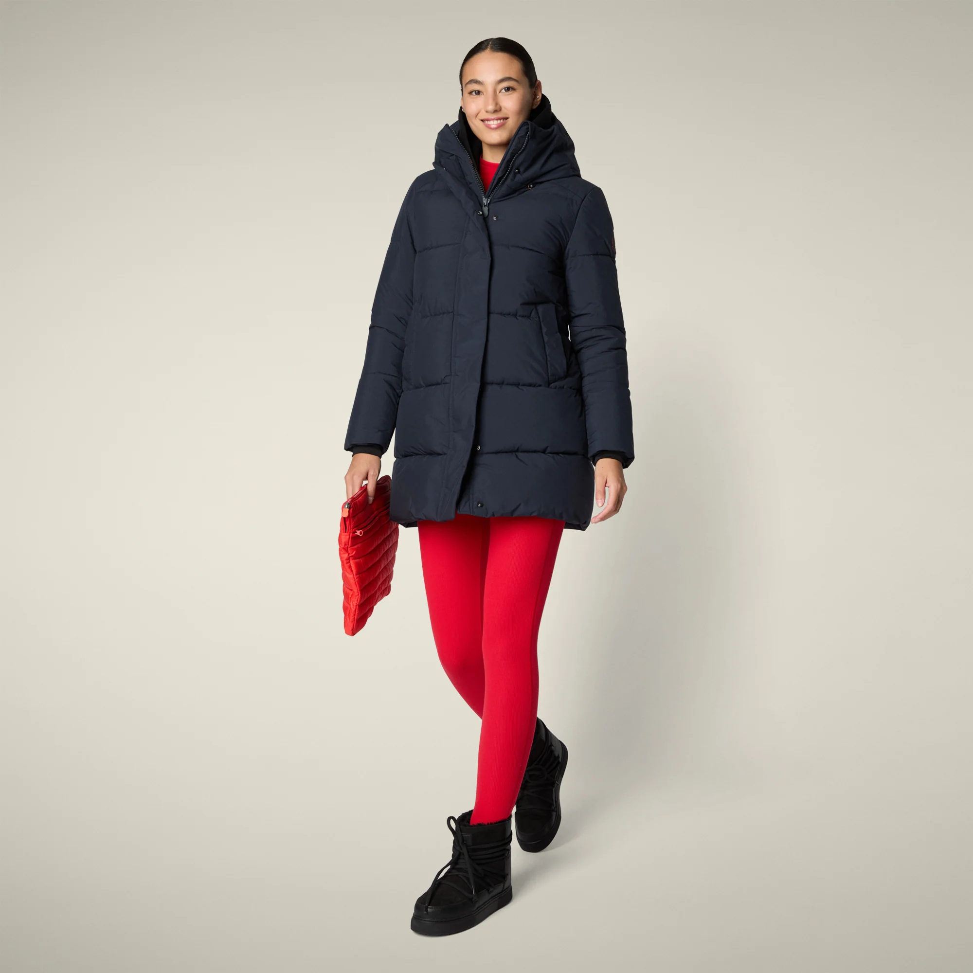 Women's Parka Bethany in Blue Black