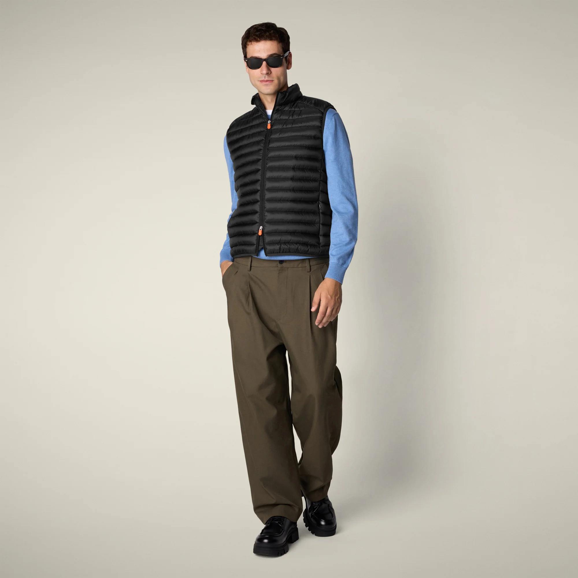 Men's Puffer Vest Danny in black