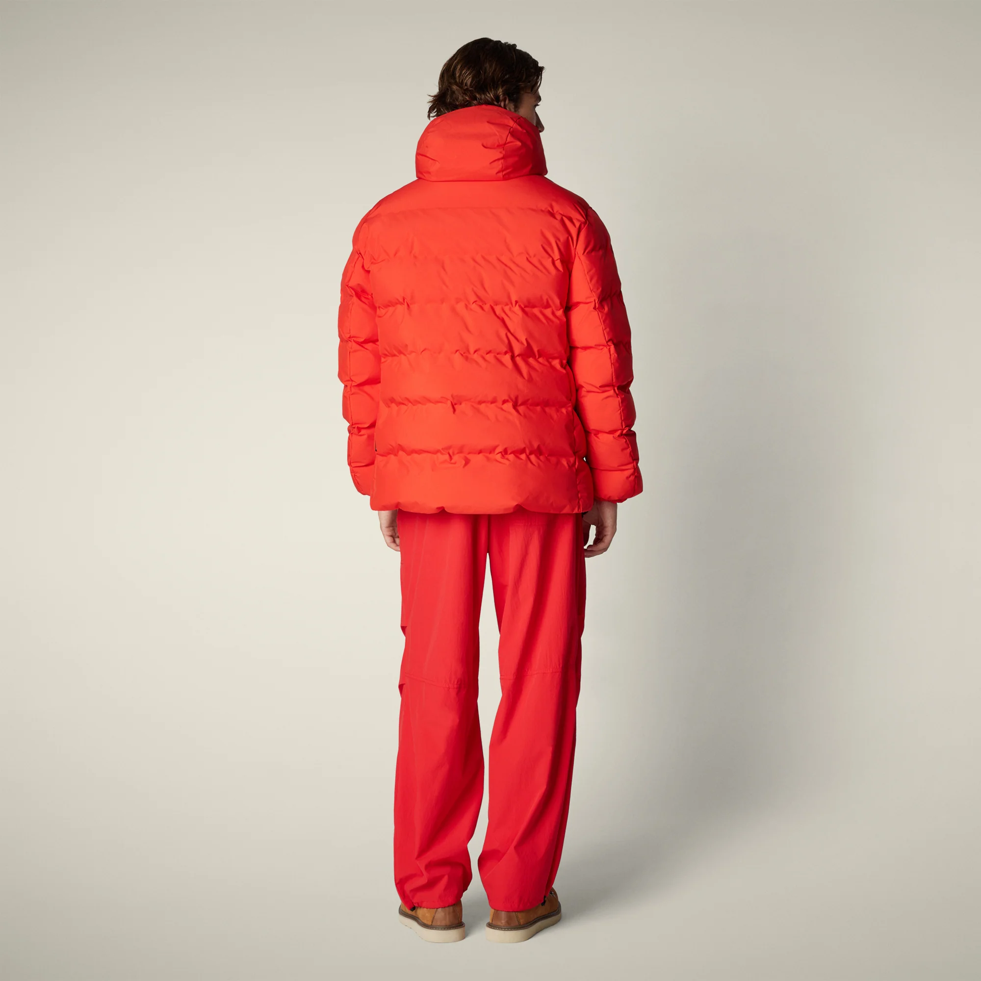 Men's Parka Leland in Fiery Red