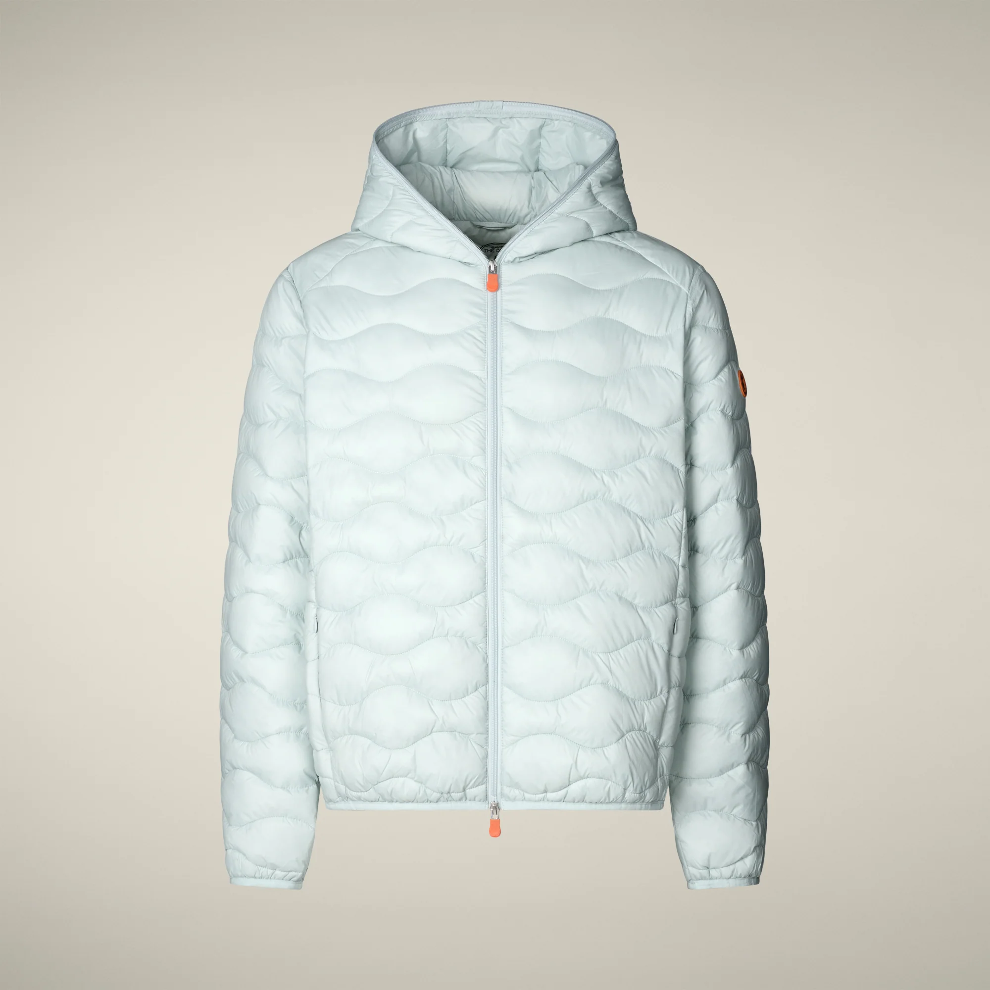 Men's animal free puffer jacket Reef in glacier blue