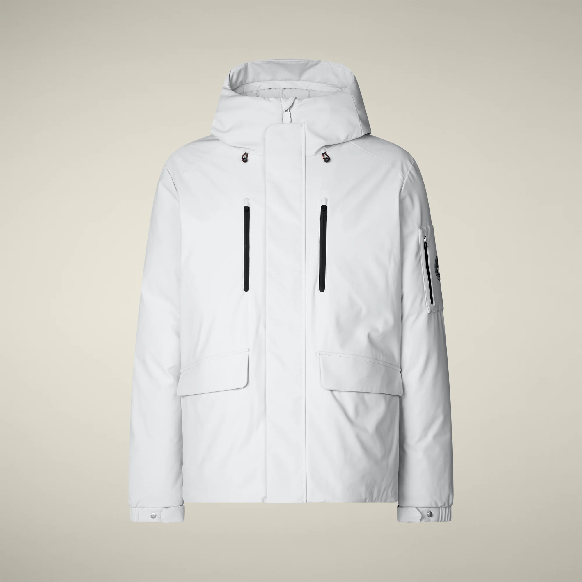 Men's parka hiram  in fog grey