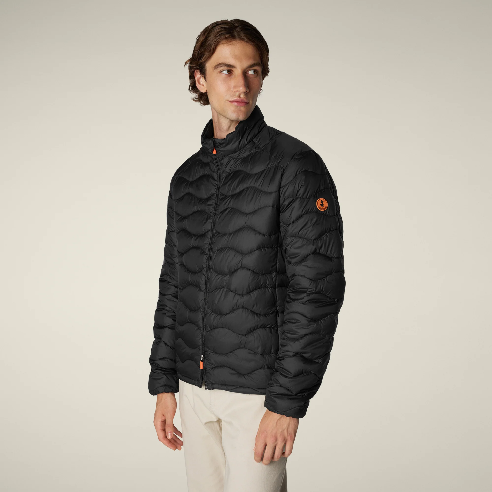 Men's Animal free puffer Jacket Whirl in black