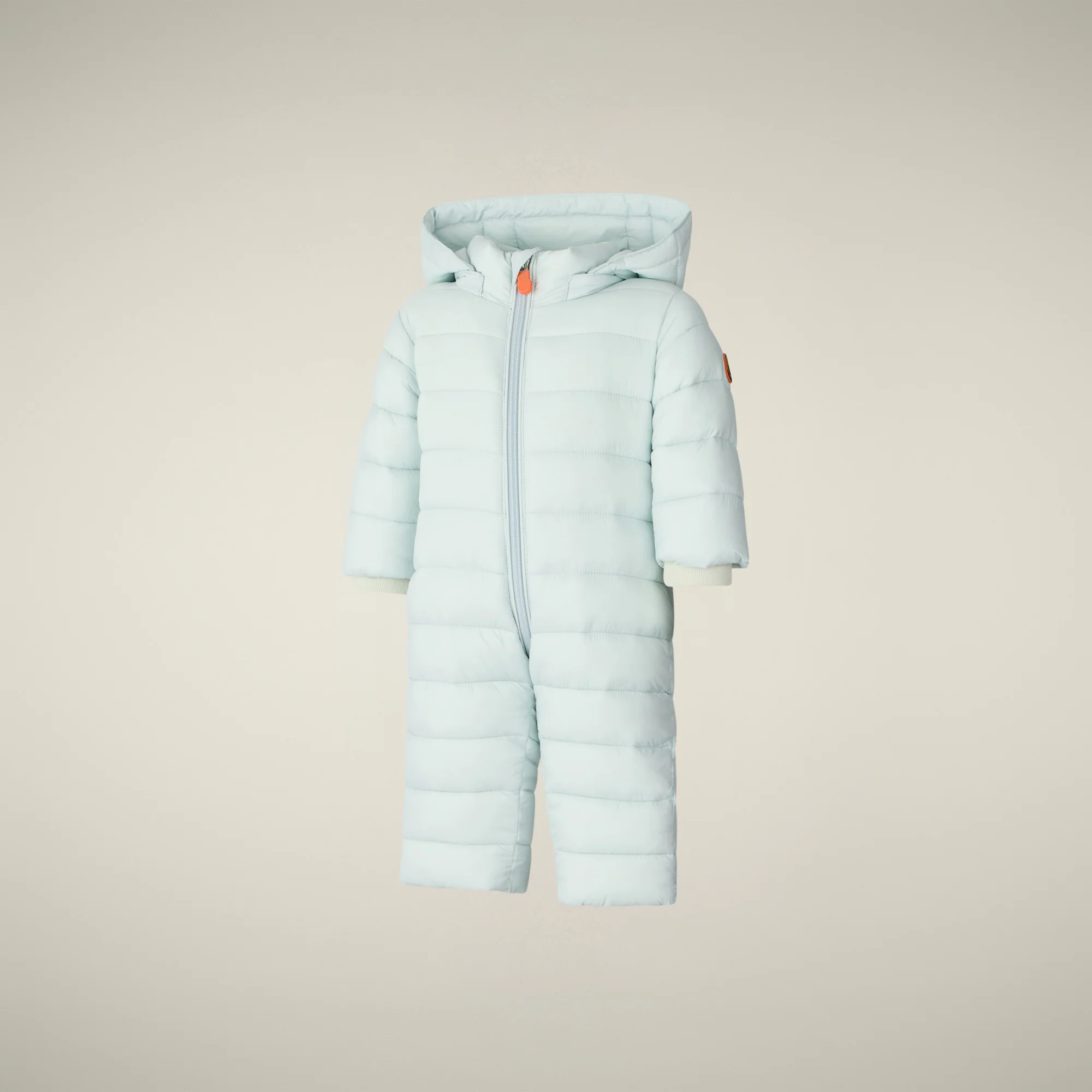 Unisex Baby Quilted overall Storm in glacier blue