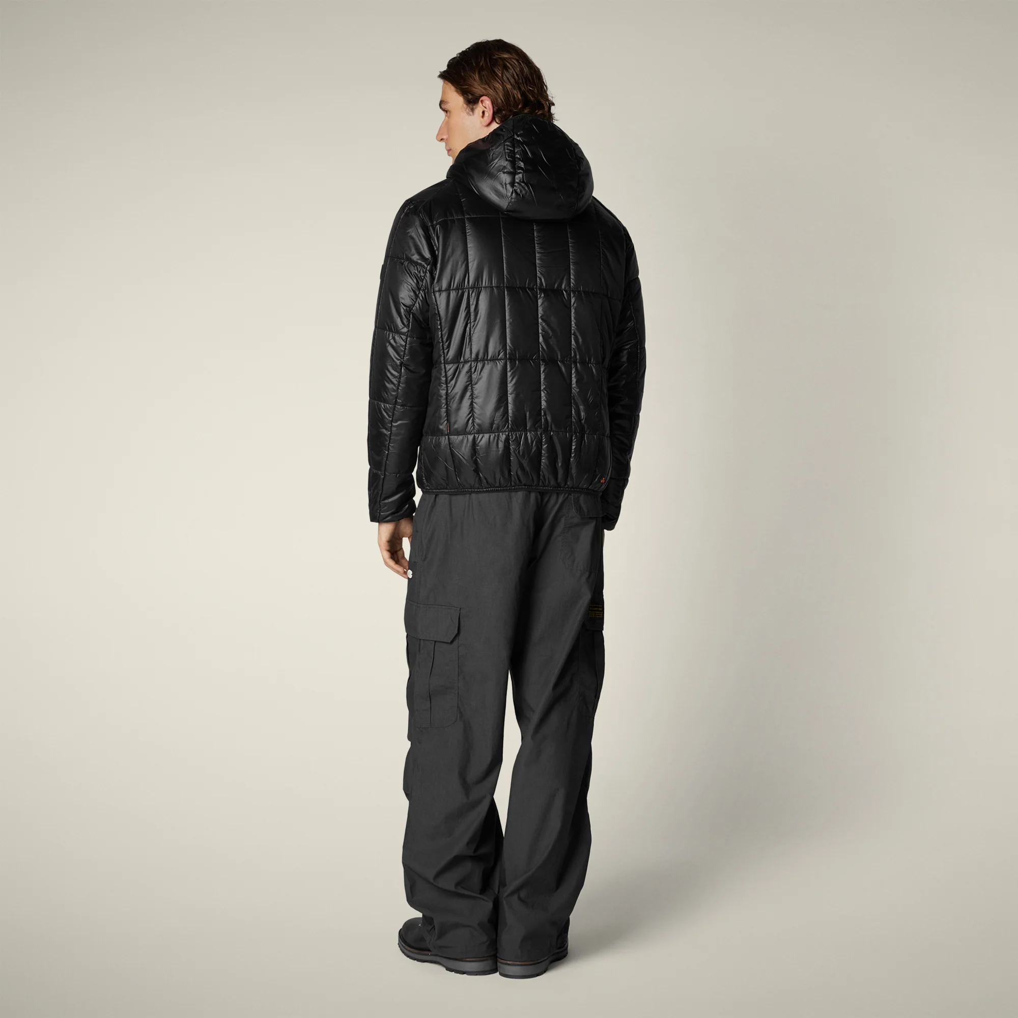 Men's Animal free puffer Jacket floyd in black
