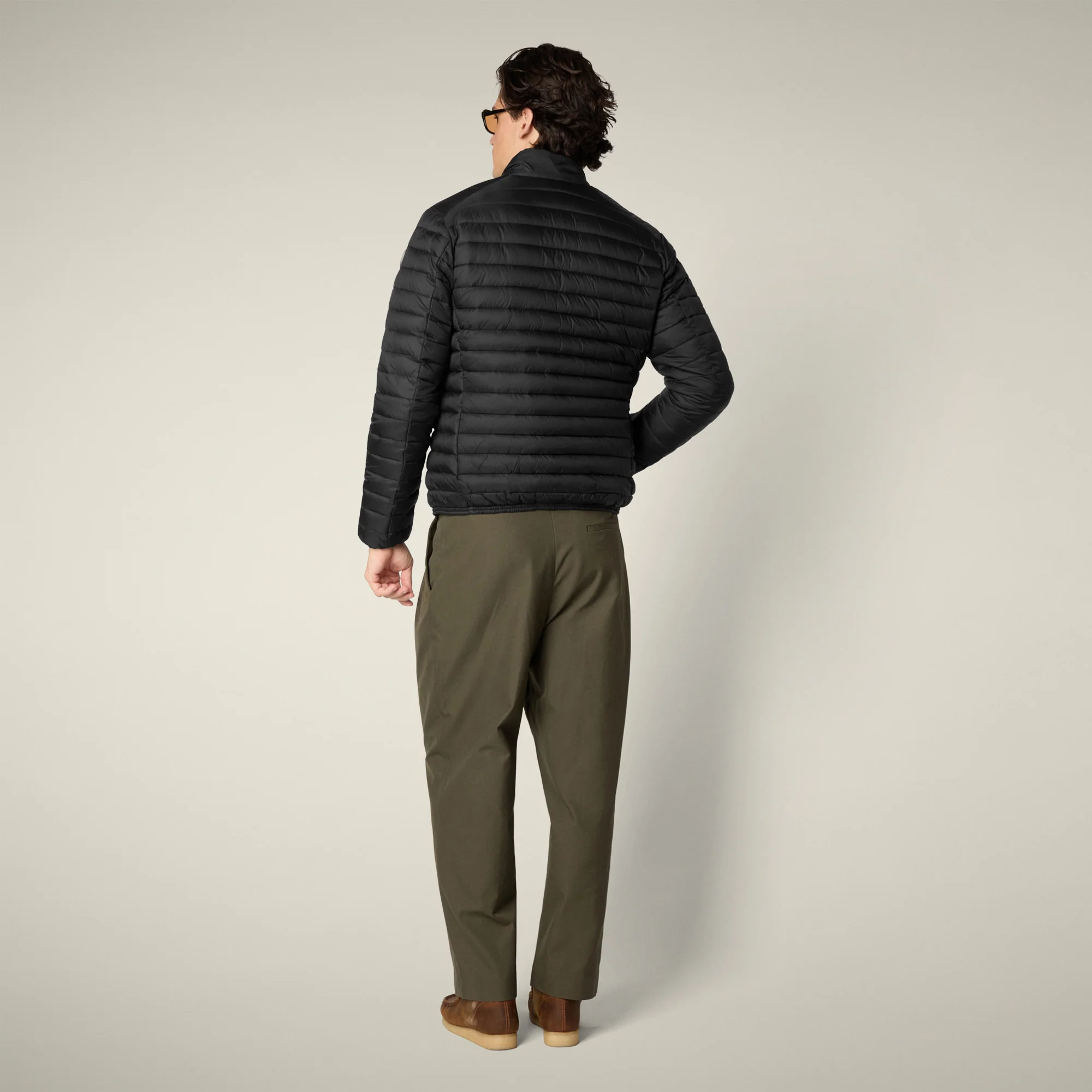 Men's animal free Puffer Jacket Alexander in Black