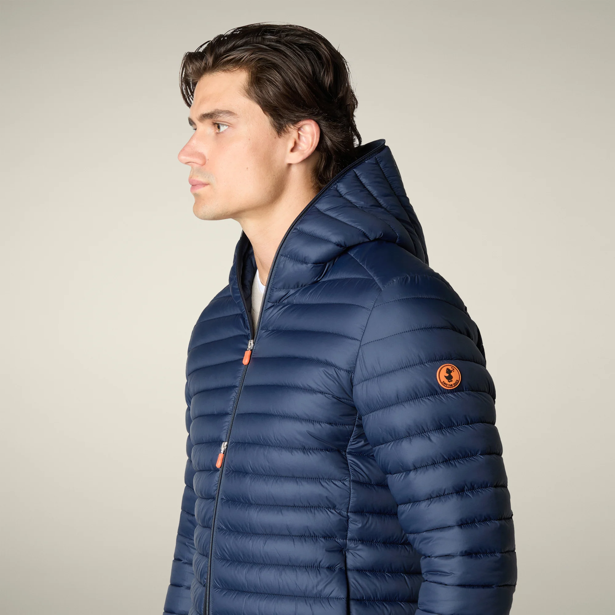 Men's Puffer Jacket Donald in navy Blue