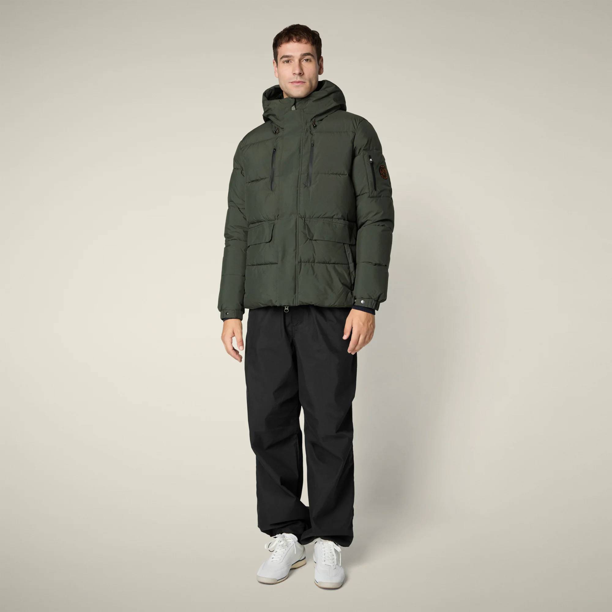 Men's Parka Alter in Land Green