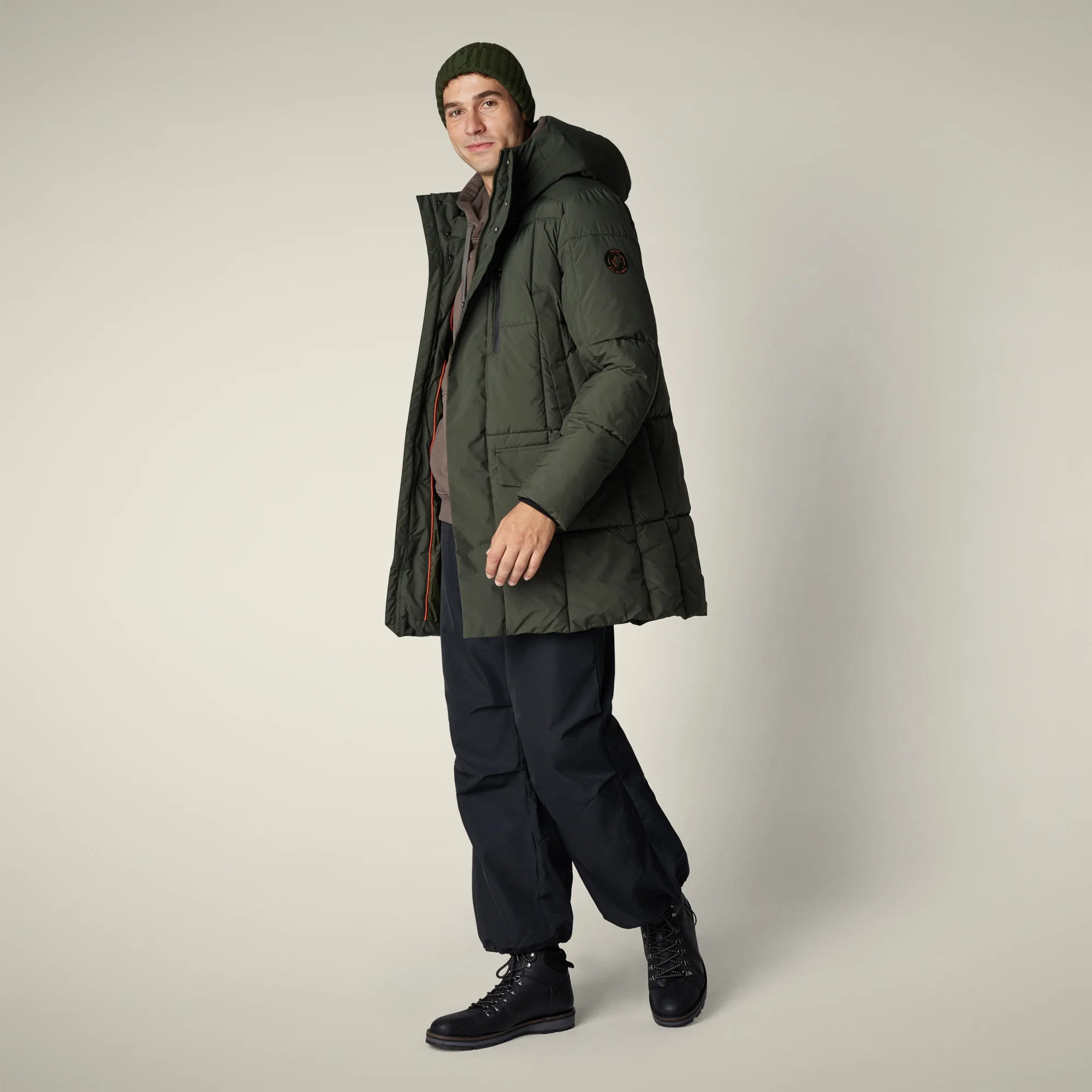 Men's Parka Gaspar in Land Green