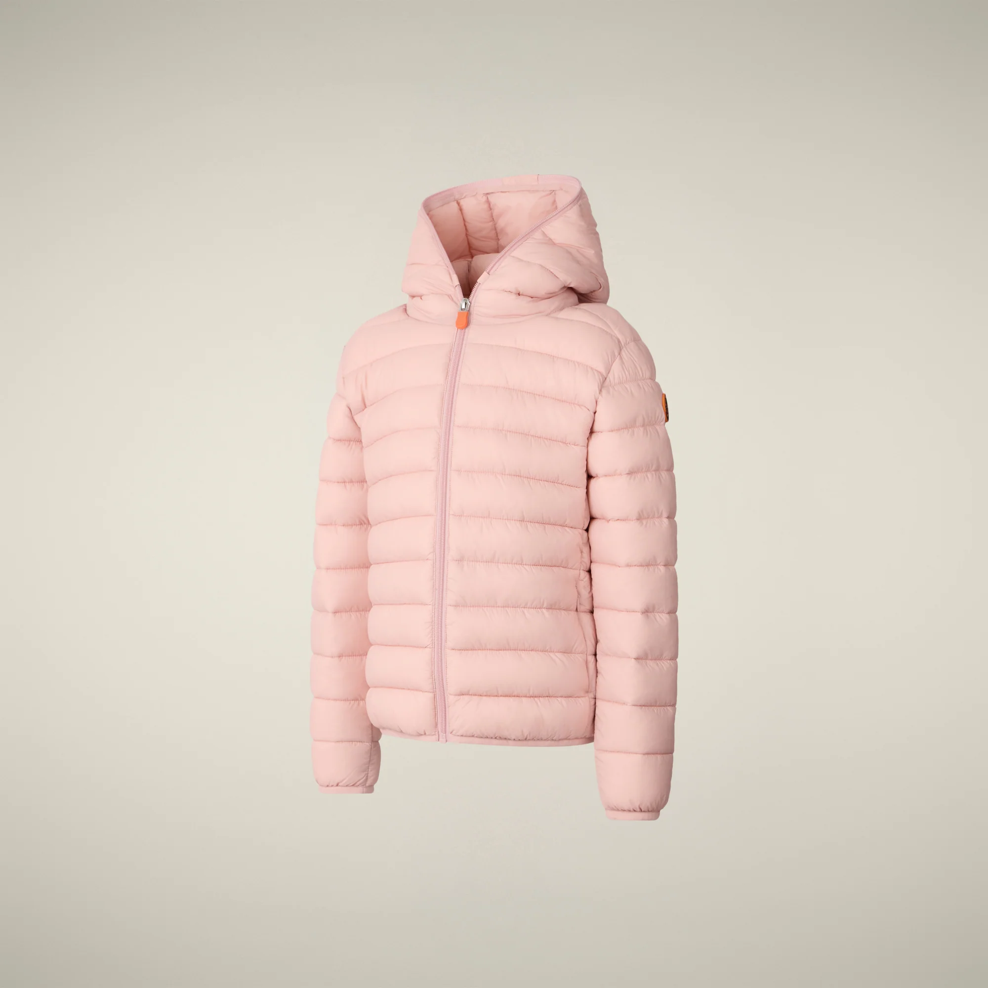 Girls' Puffer Jacket Lily in Blush Pink