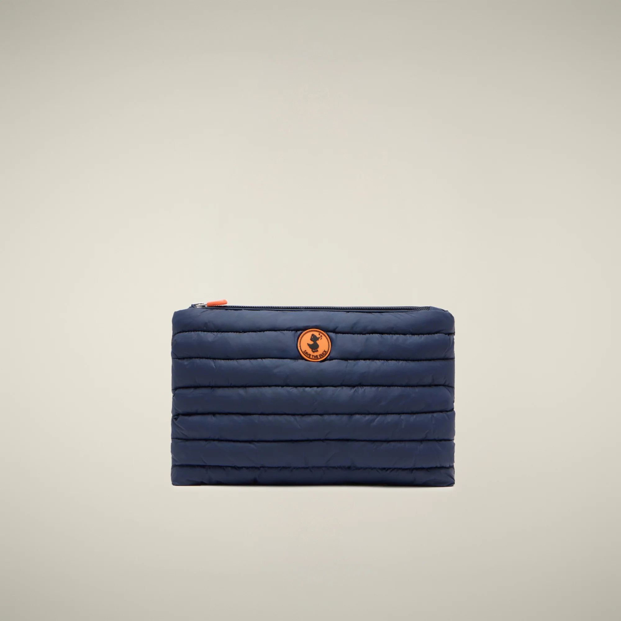 Unisex quilted pouch shaula in blue navy