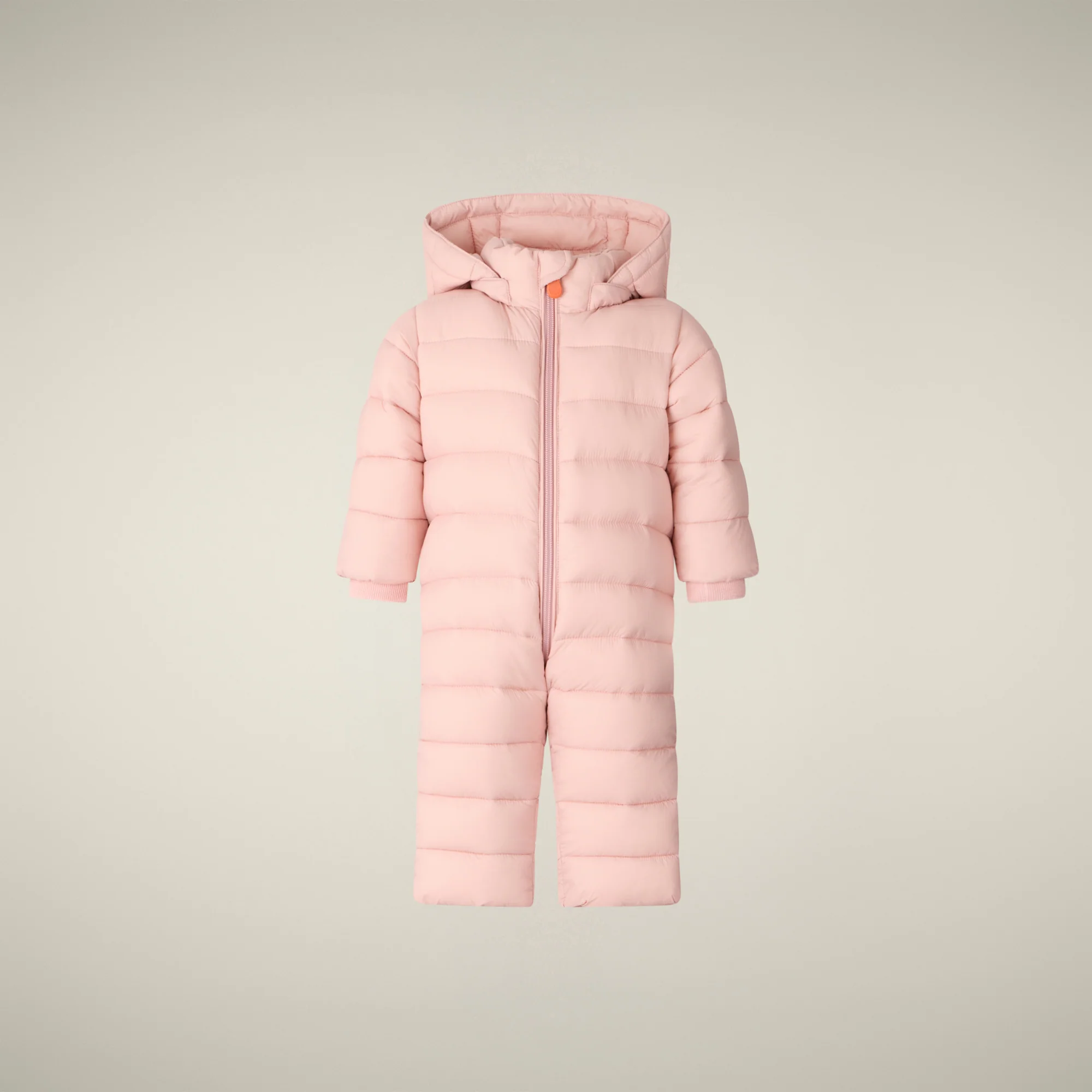 Unisex Baby Quilted overall Storm in blush pink