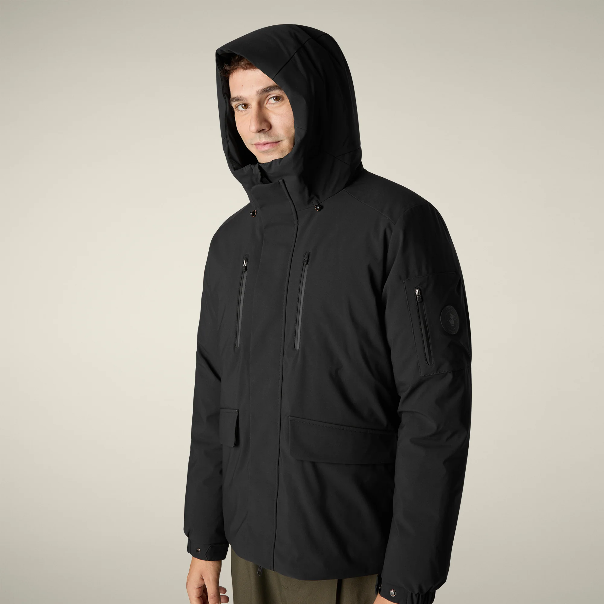 Men's Parka Hiram in Black