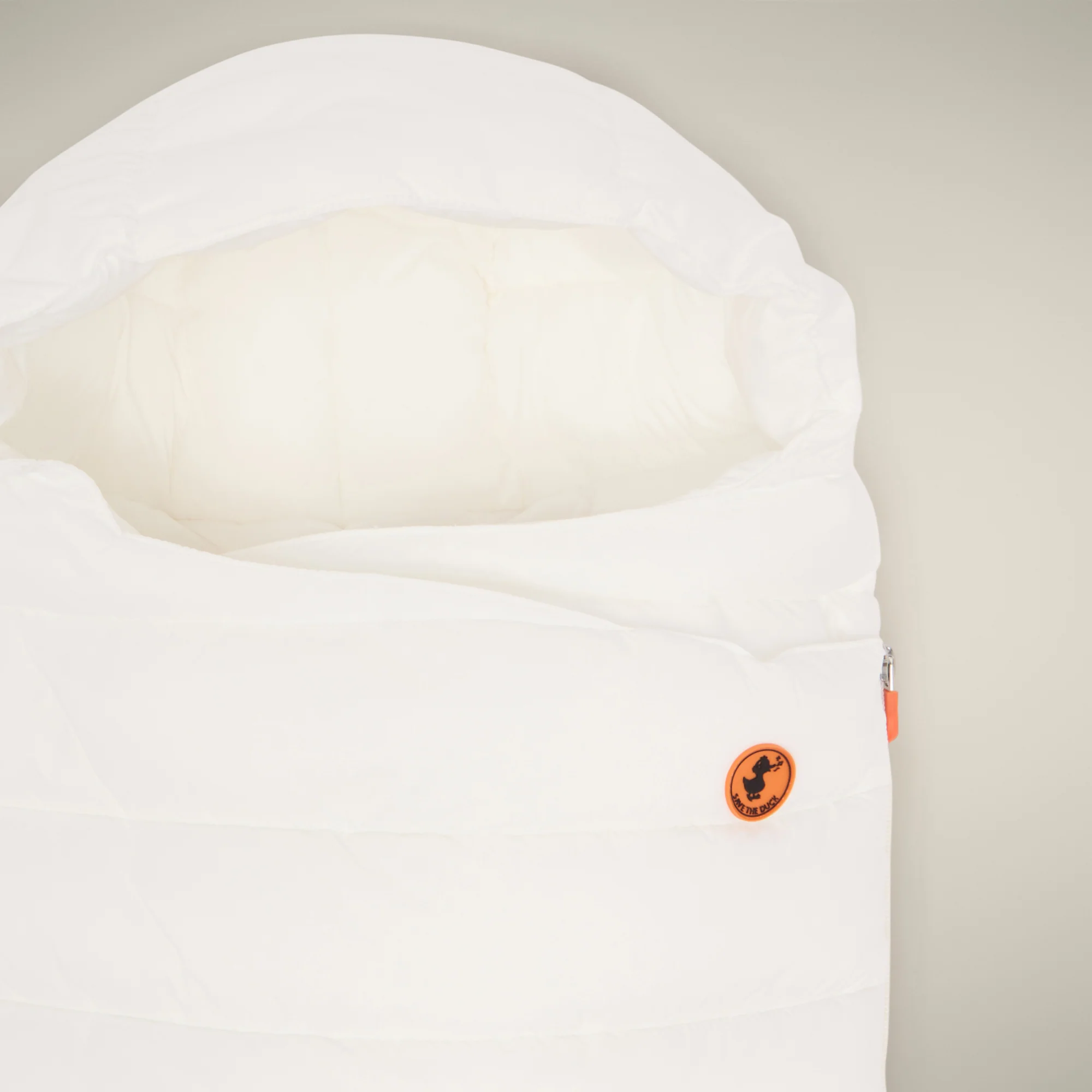 Unisex baby sleeping bag May in off white