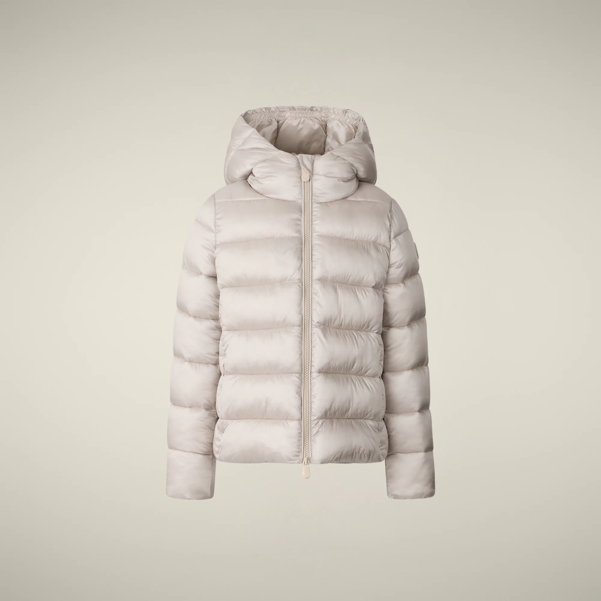 Girls' Puffer Jacket Bibi in Rainy Beige