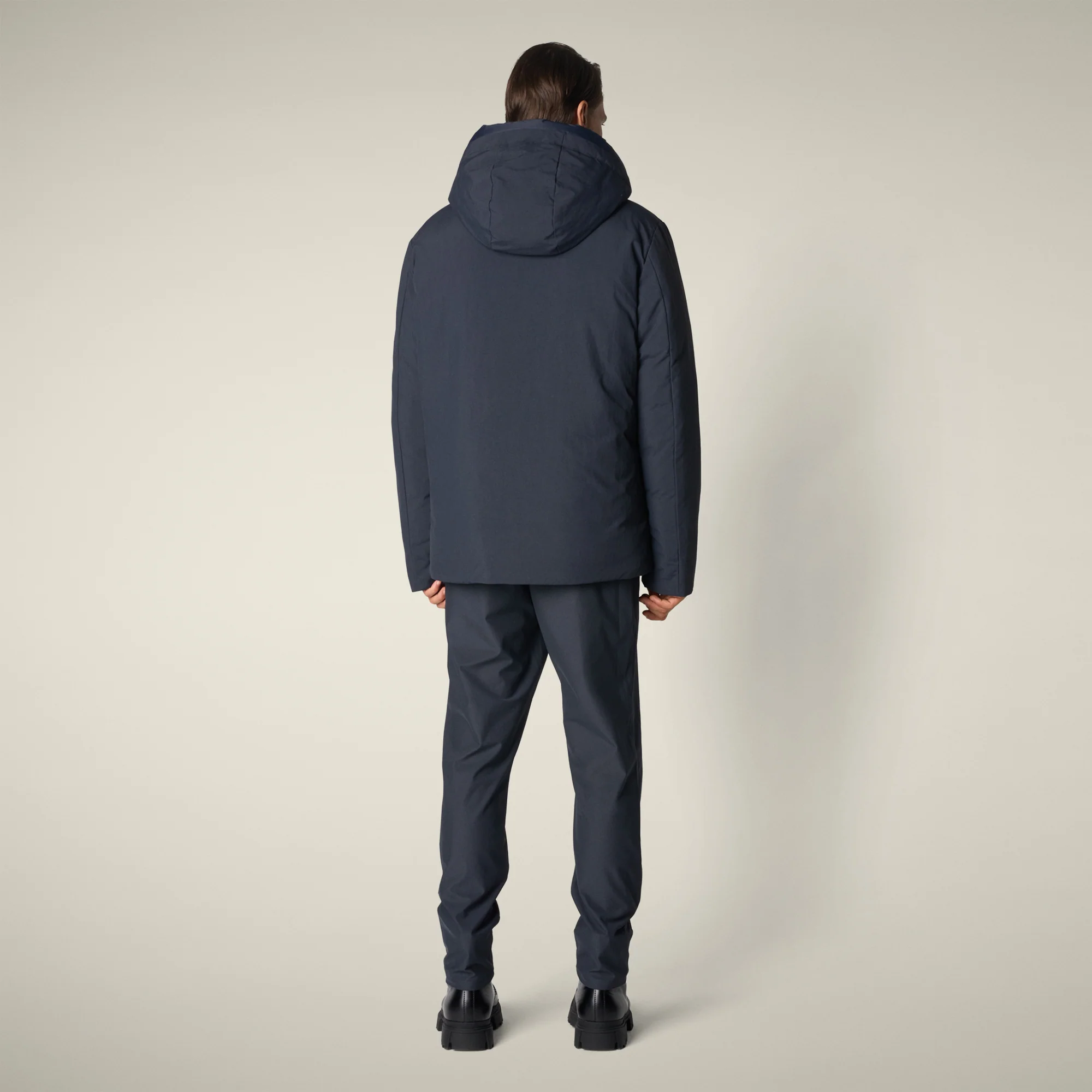 Men's Parka Enzo in Blue Black