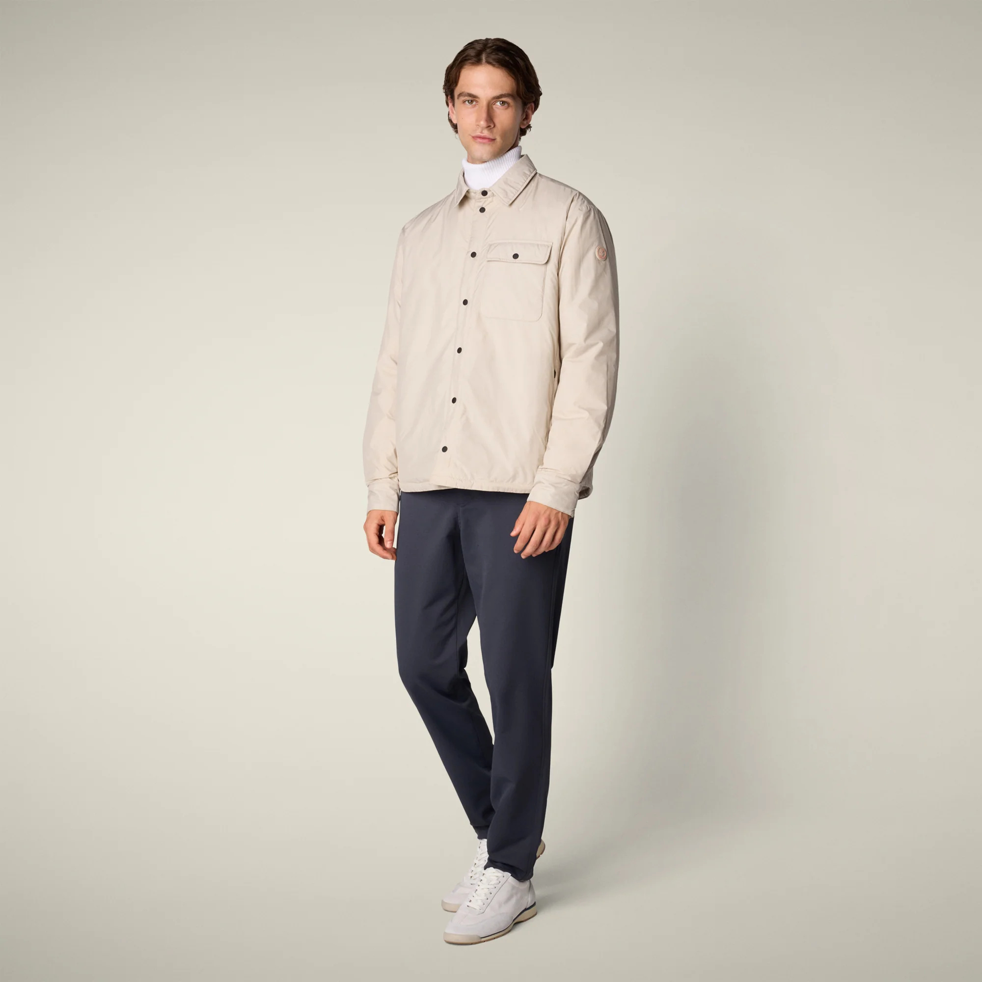 Men's jacekt stellan in rainy beige