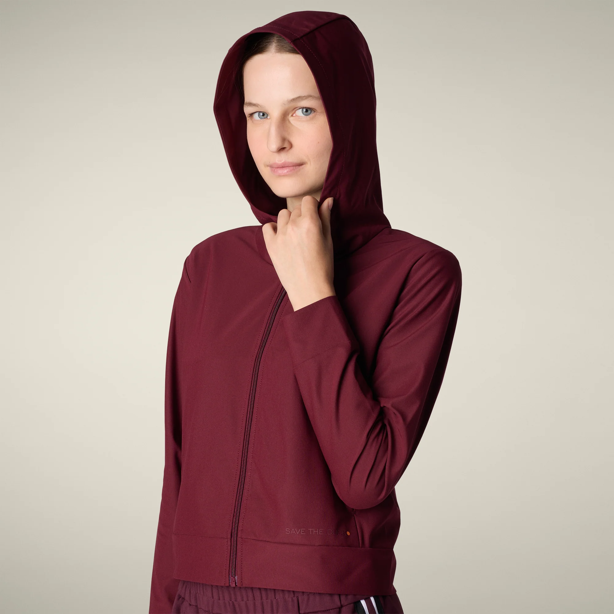 Women's sweatshirt pear in Wine Red