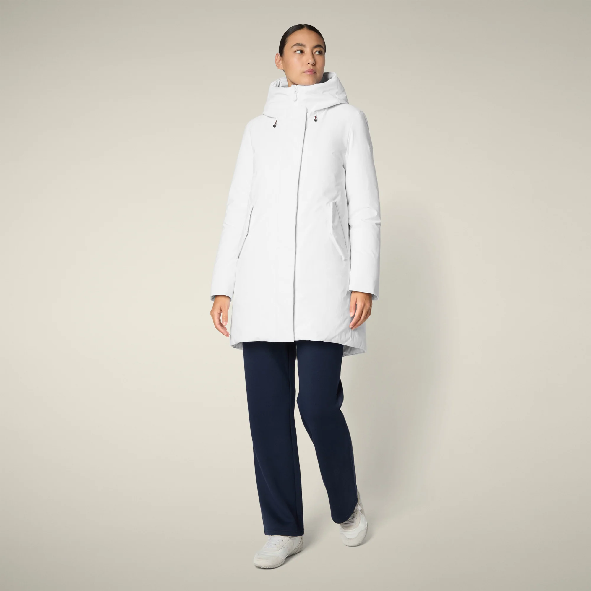Women's Parka Nellie in White