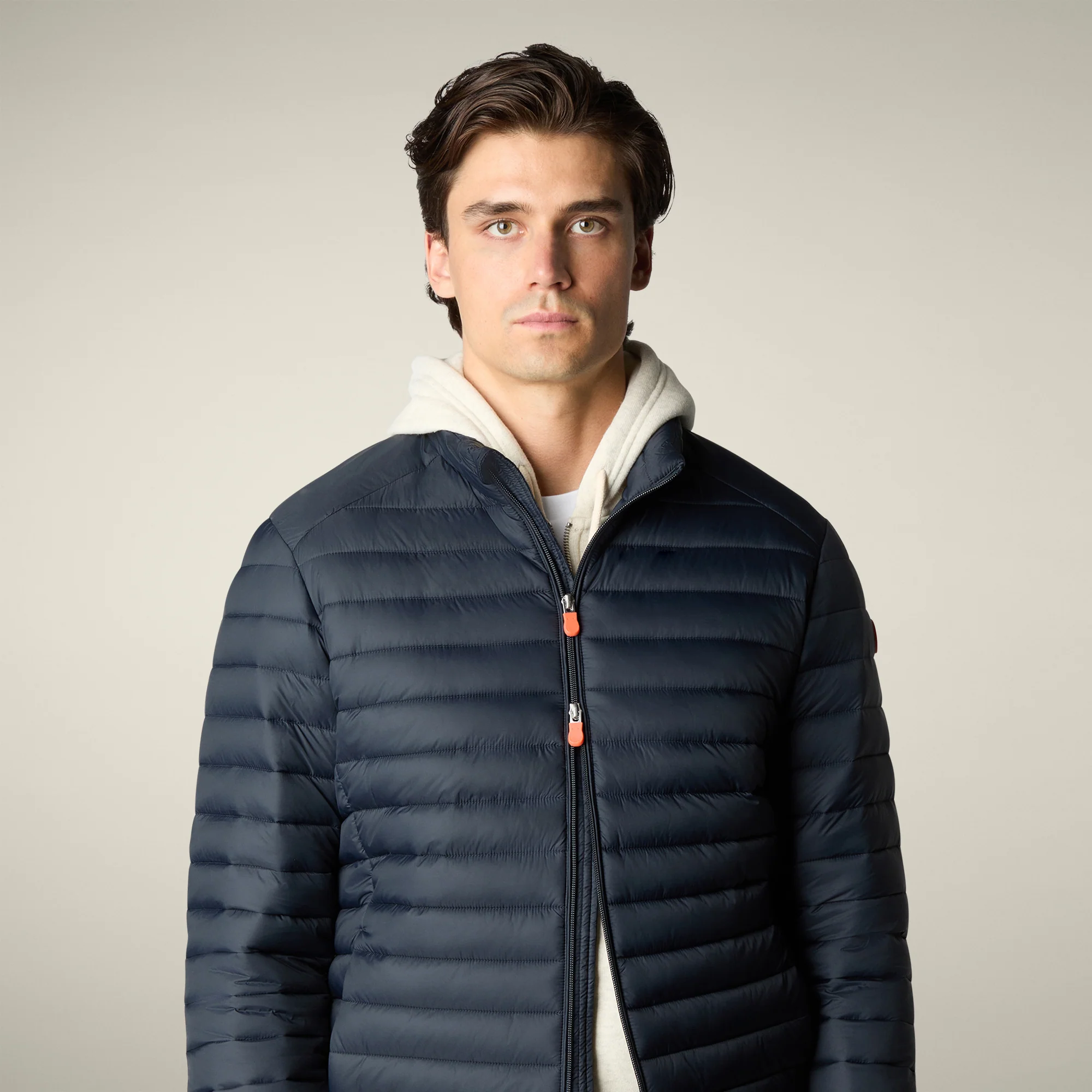 Men's Animal free puffer Jacket Alexander in Blue Black