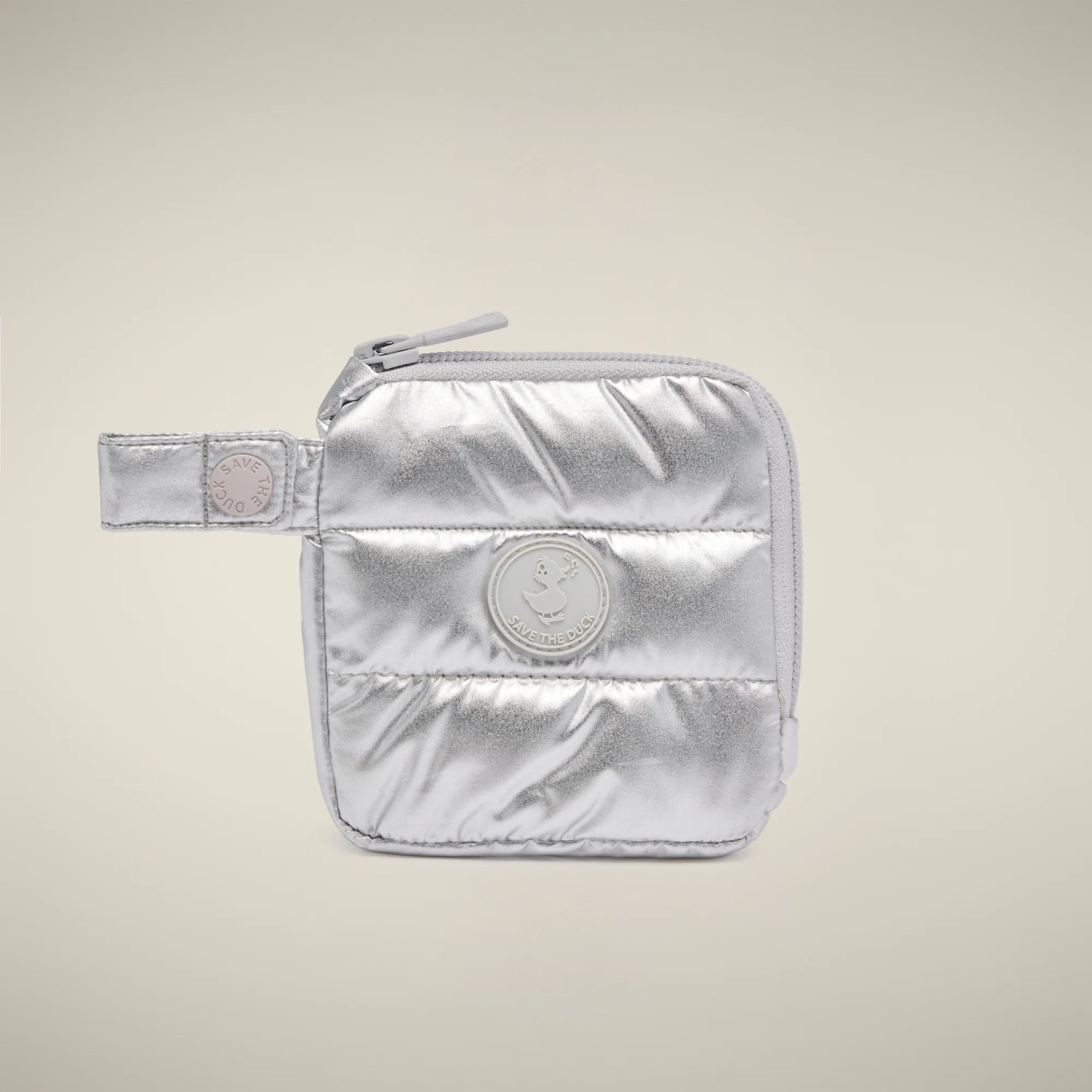 Unisex luck pouch Hai in Silver