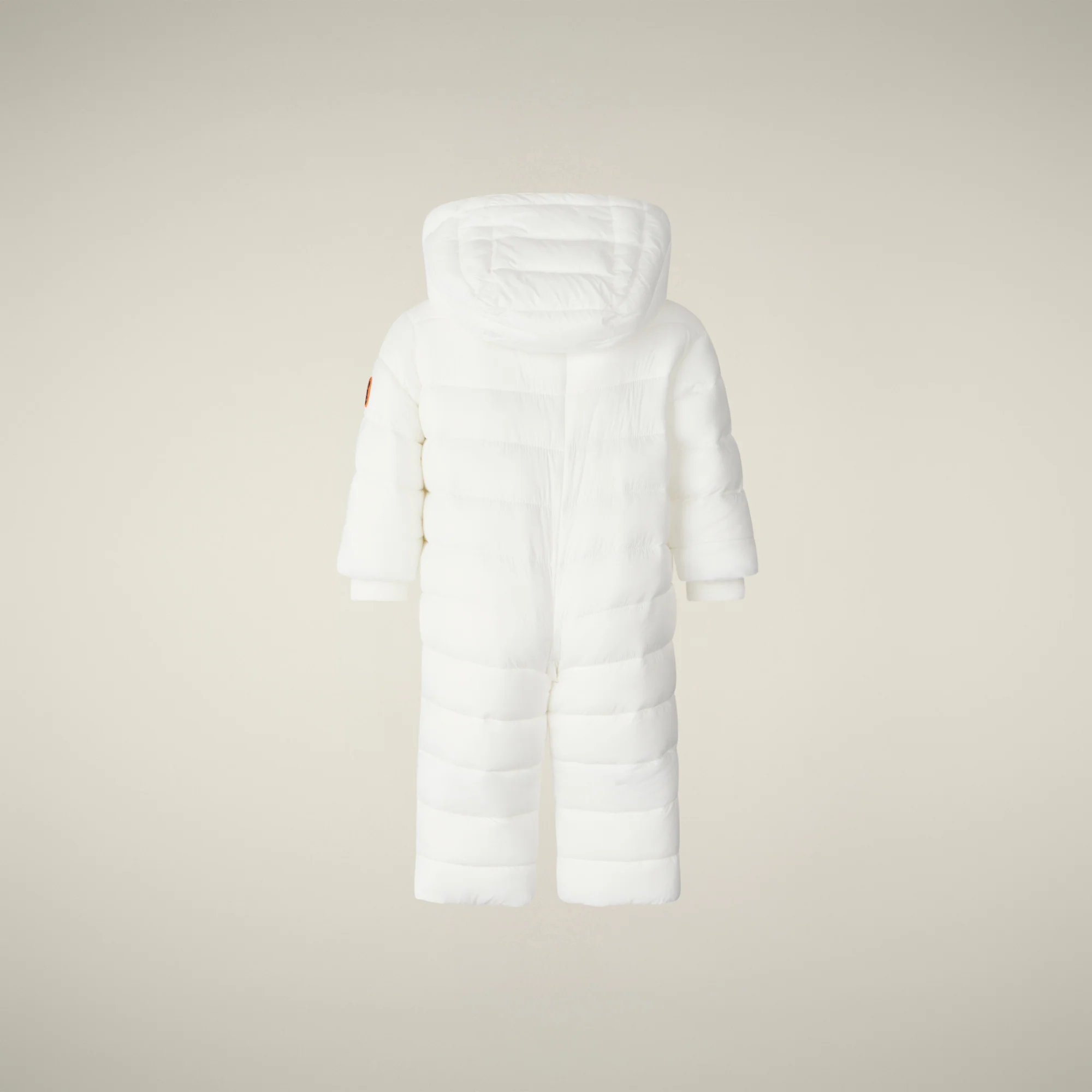 Unisex Baby Quilted overall Storm in off white