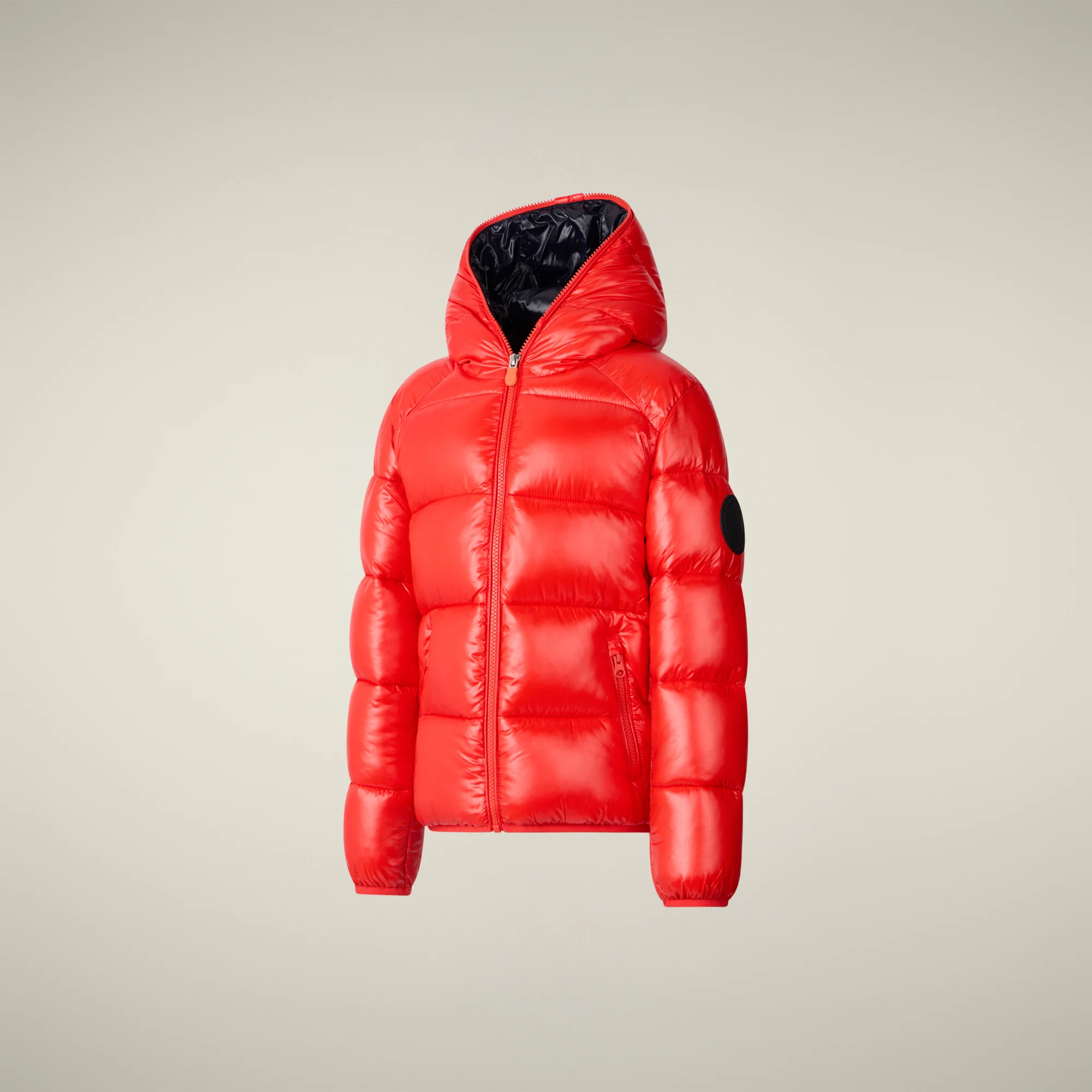 Boys' Puffer jacket Artie in Fiery Red