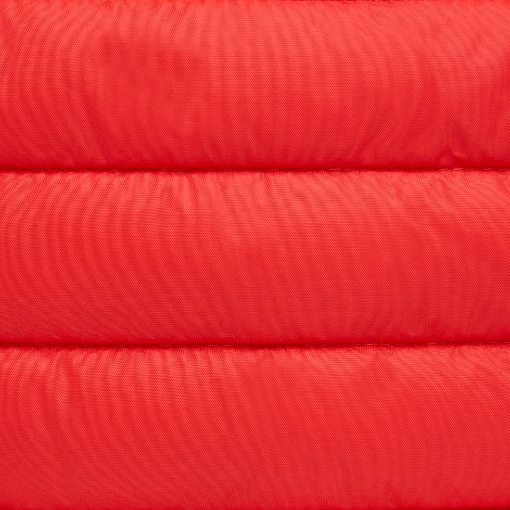 Unisex quilted pouch shaula in fiery red