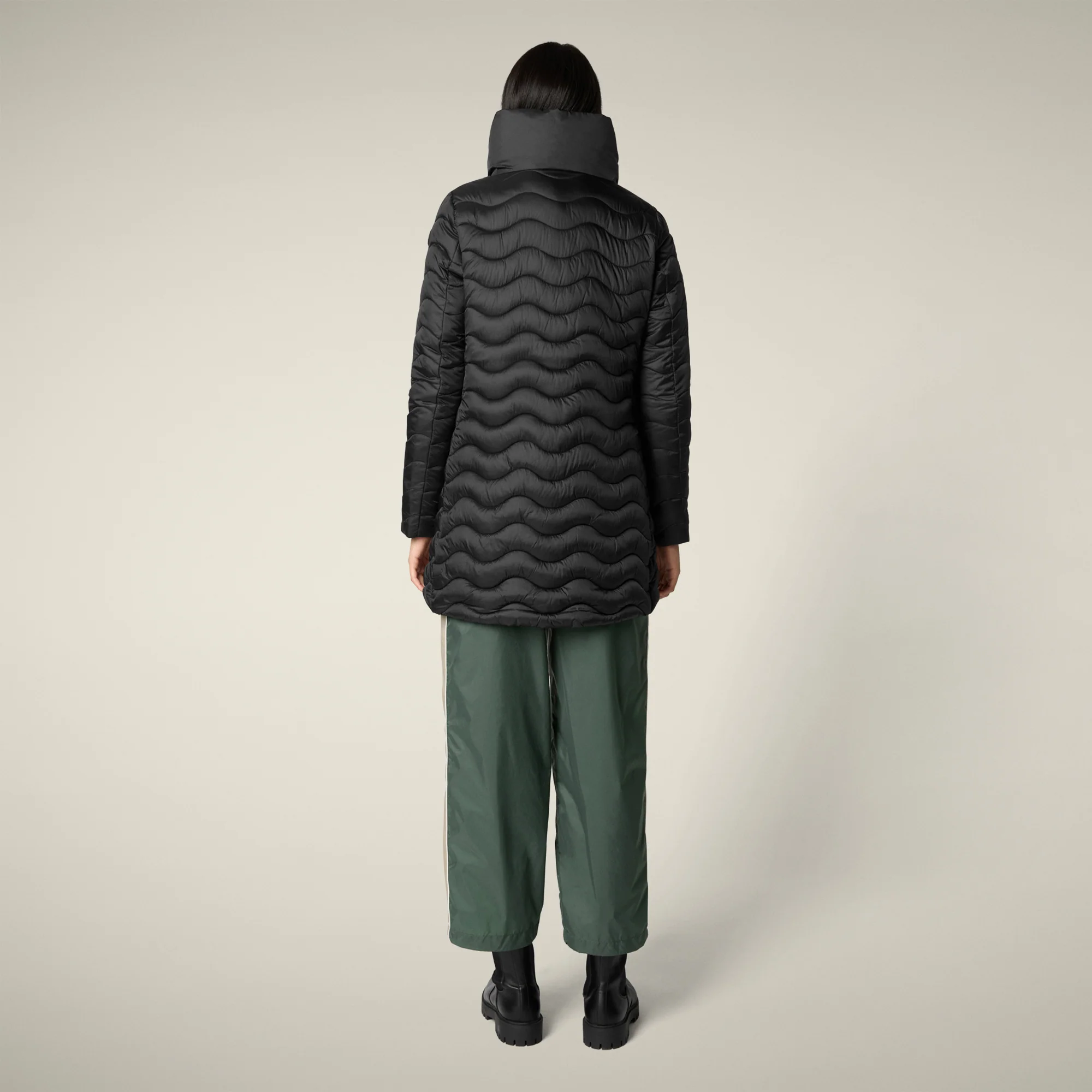 Women's Animal free puffer jacket Livette in black