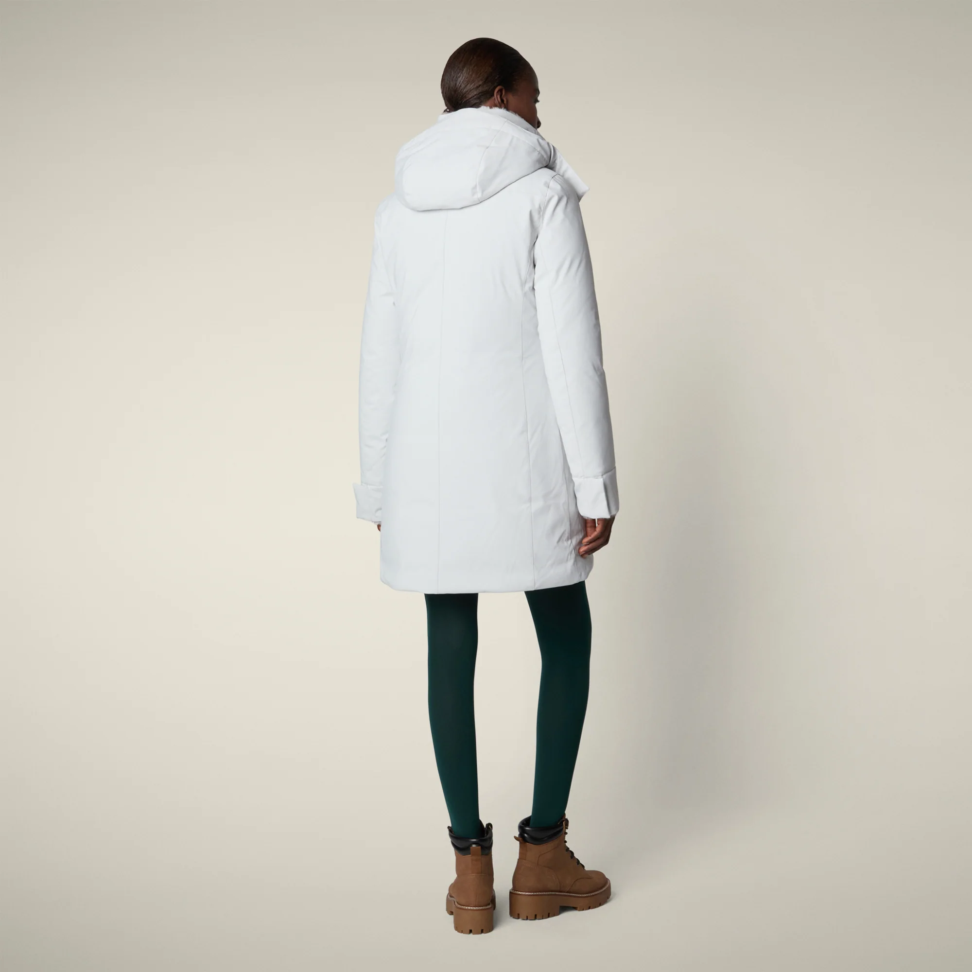 Women's parka samantah  in fog grey