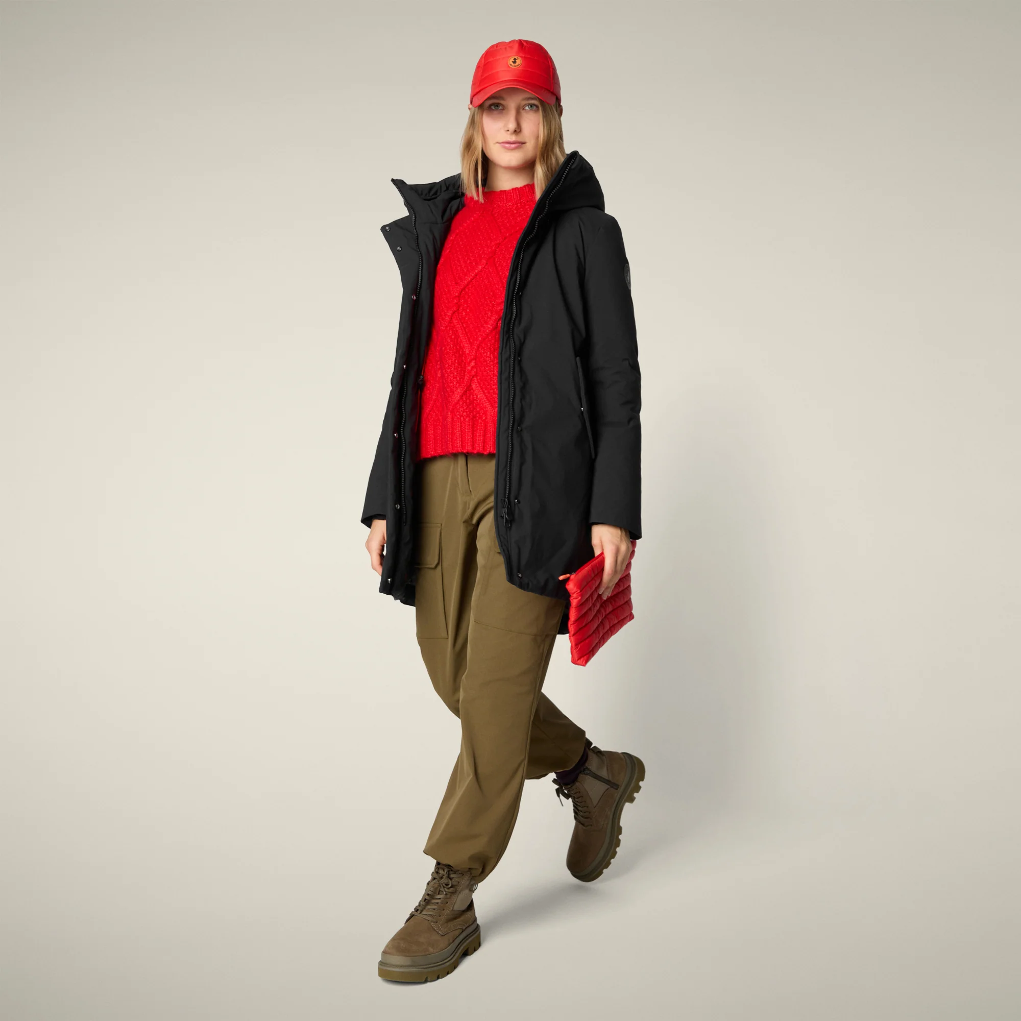 Women's parka nellie  in black