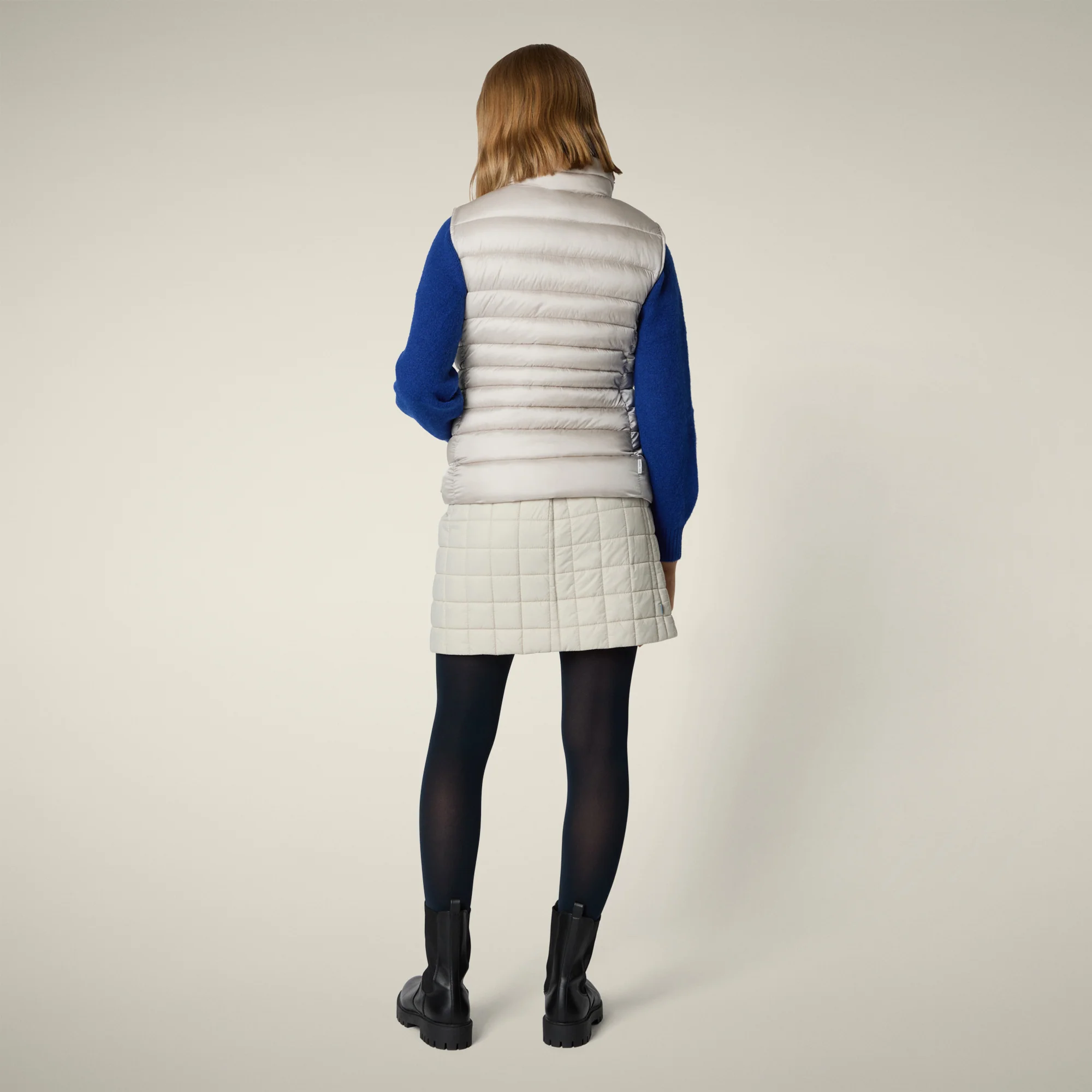 Women's Animal free puffer Vest Lynn in rainy beige