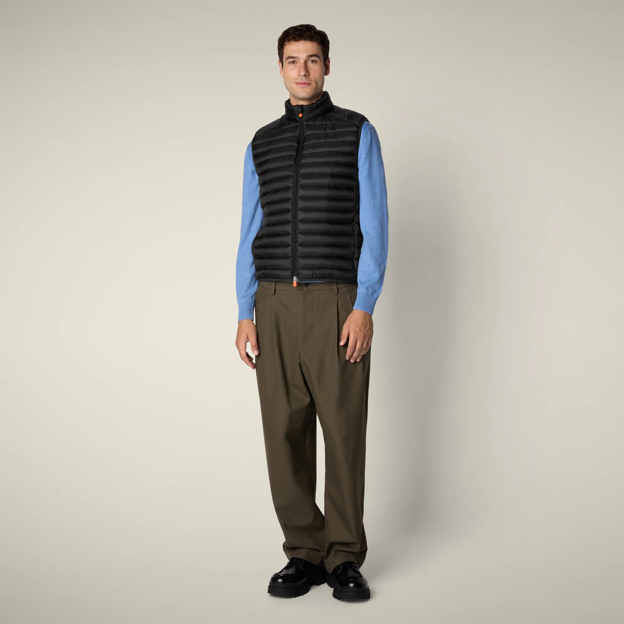 Men's Puffer Vest Danny in black