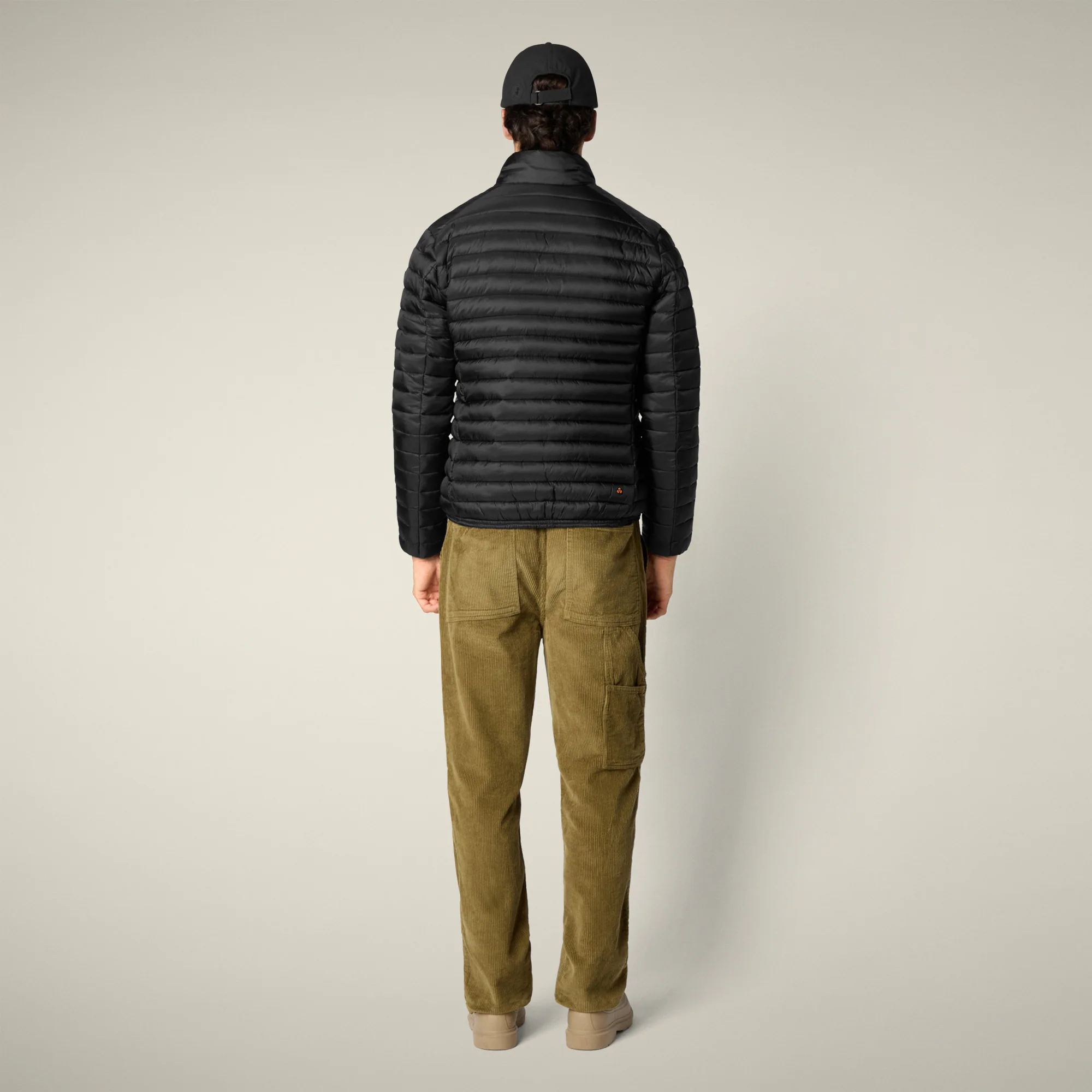 Men's Animal free puffer Jacket Cyrion in Black