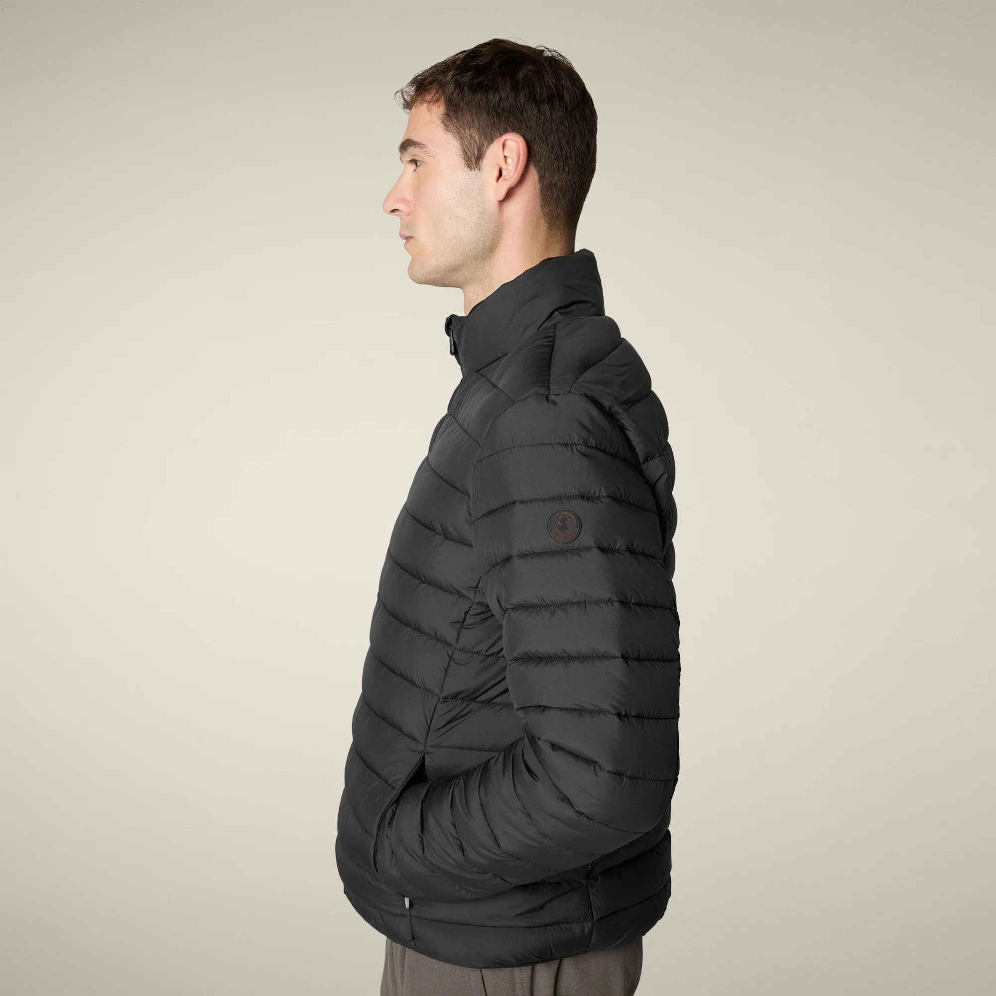 Men's animal free puffer Jacket Erion in black
