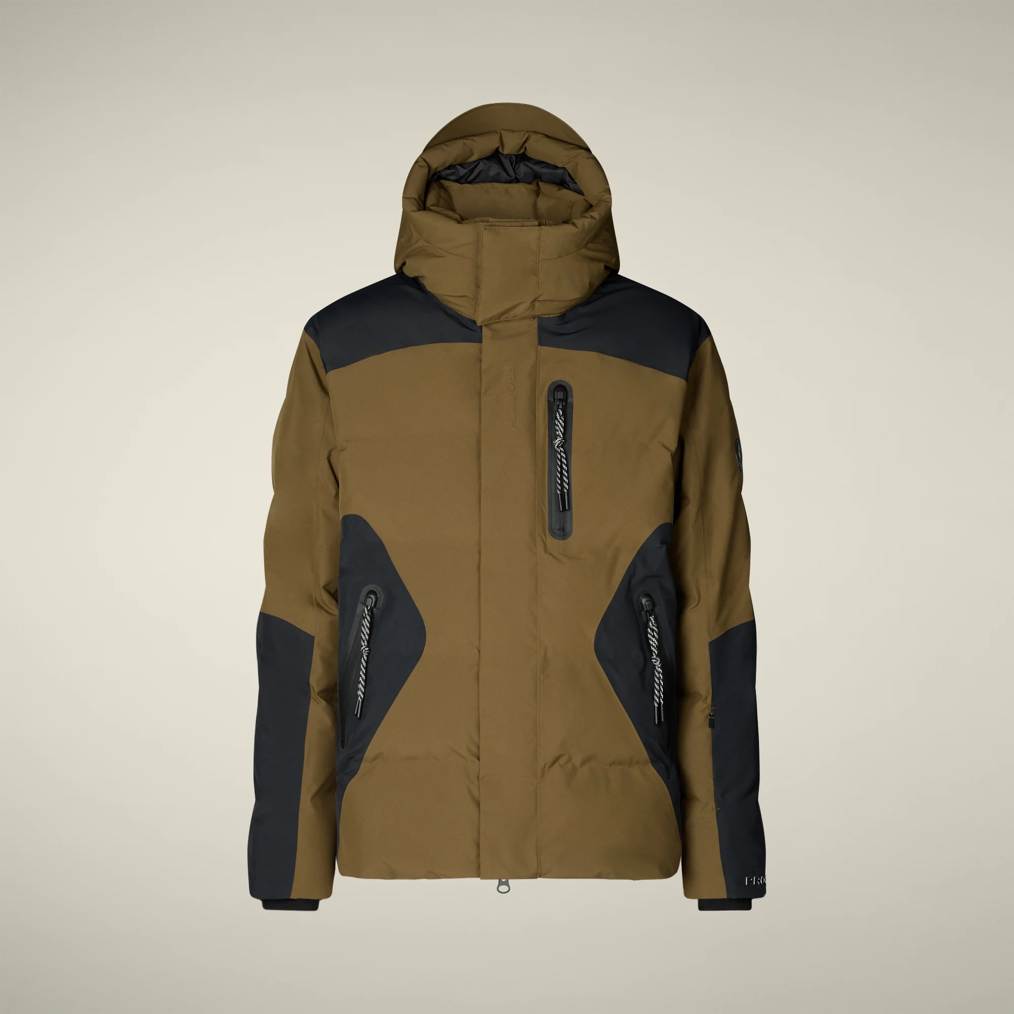 Men's parka Makalu in bark green