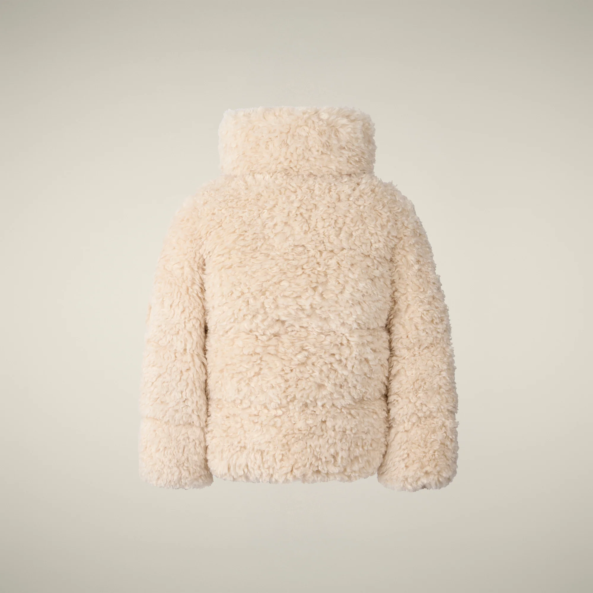 Girls' faux fur Jacket Thisbe in Shore Beige