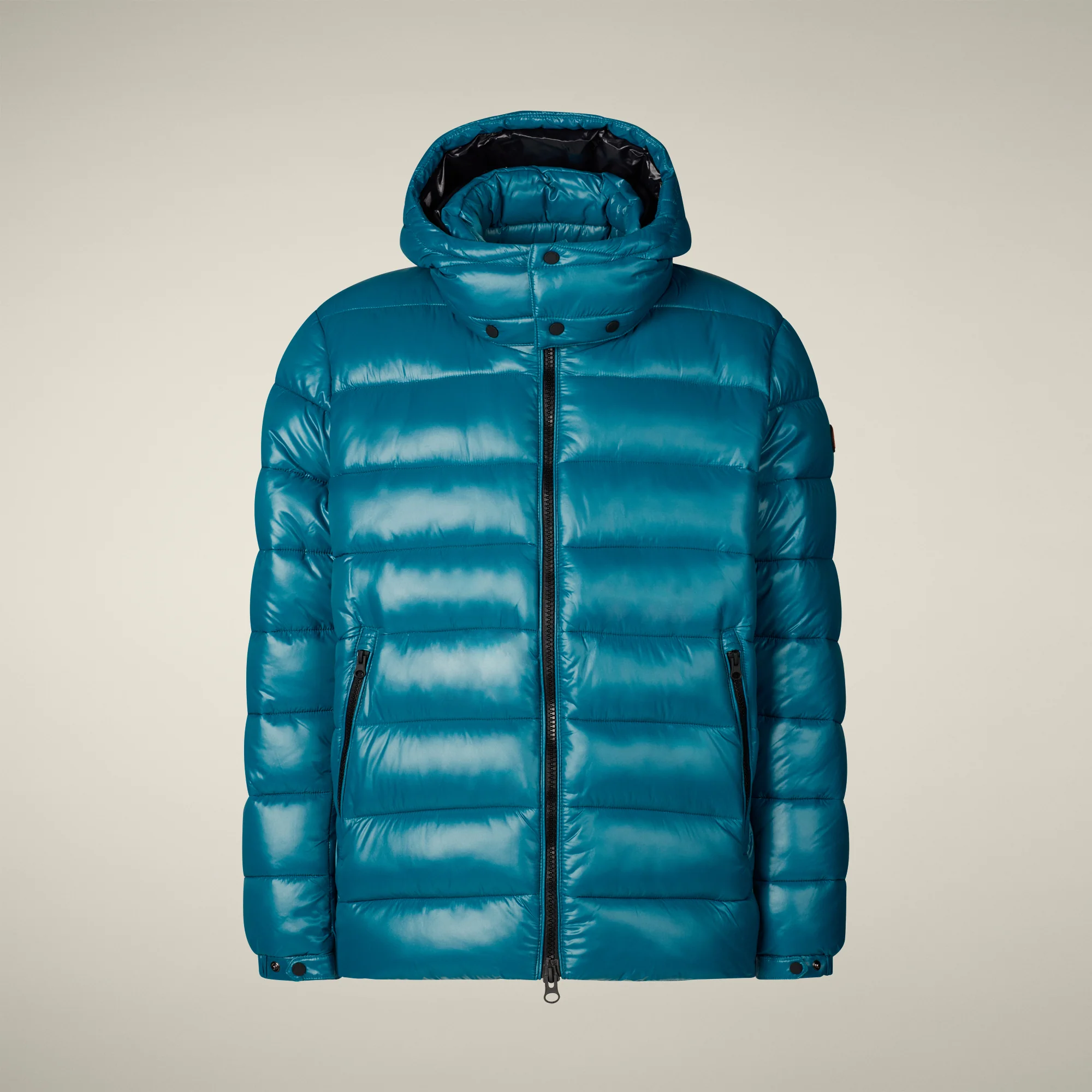 Men's Animal free puffer jacket florian in horizon blue