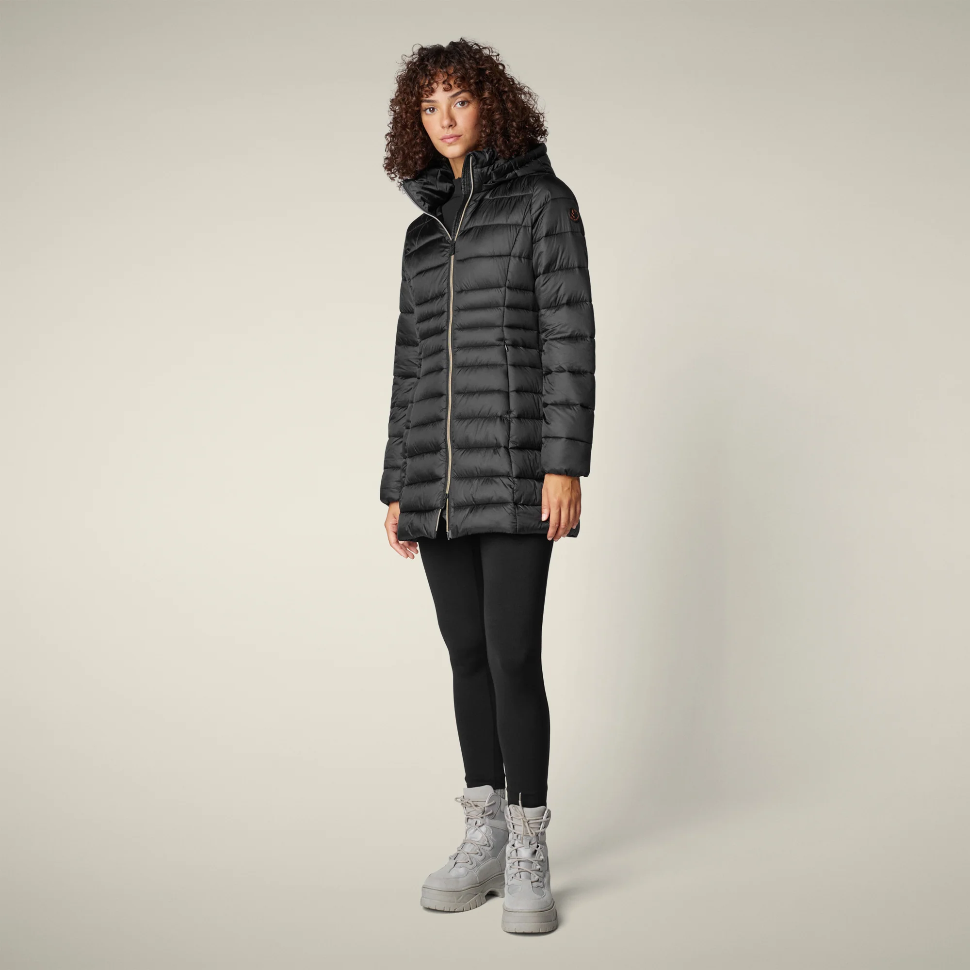 Women's Animal free puffer coat Reese in black