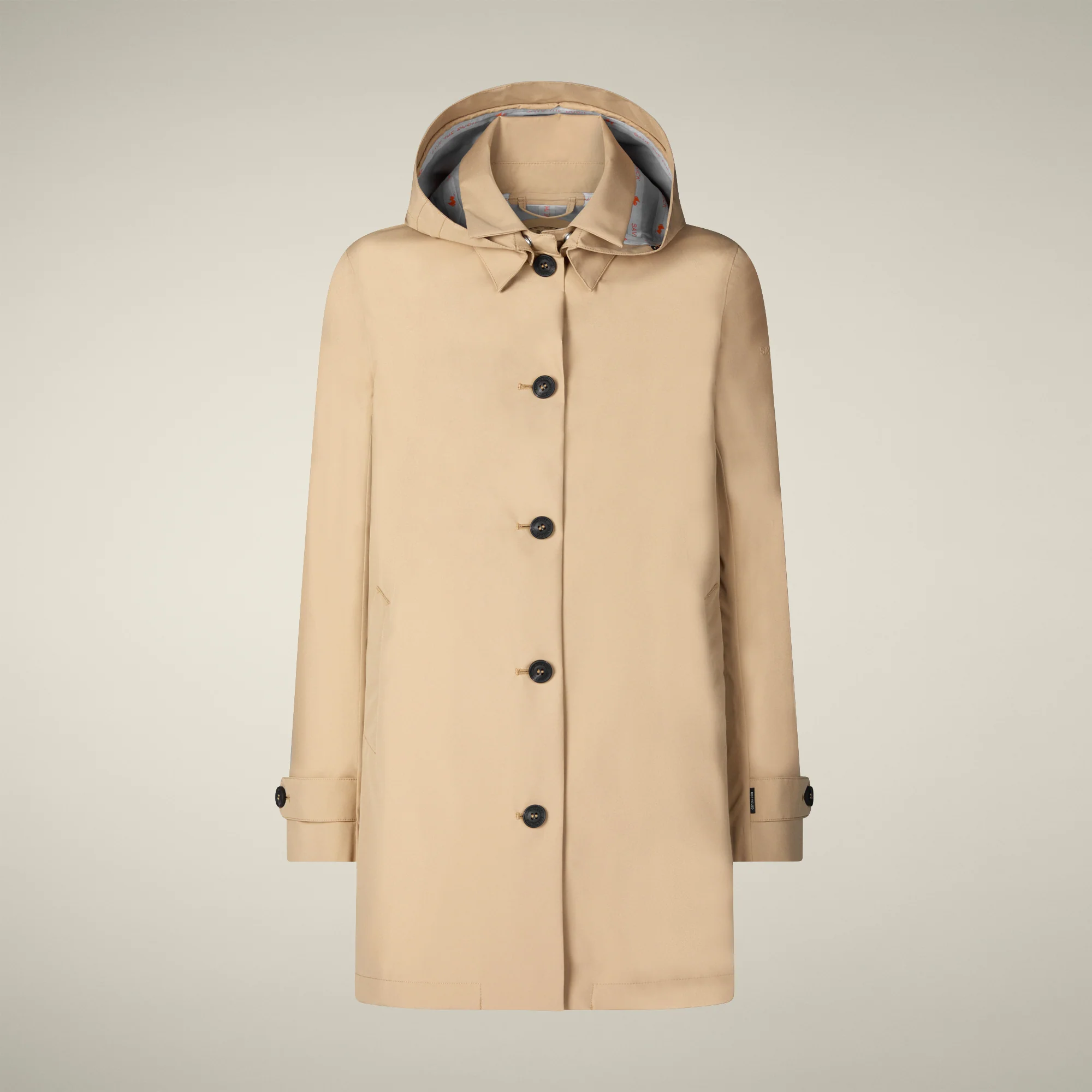 Women's Raincoat April in Stardust Beige