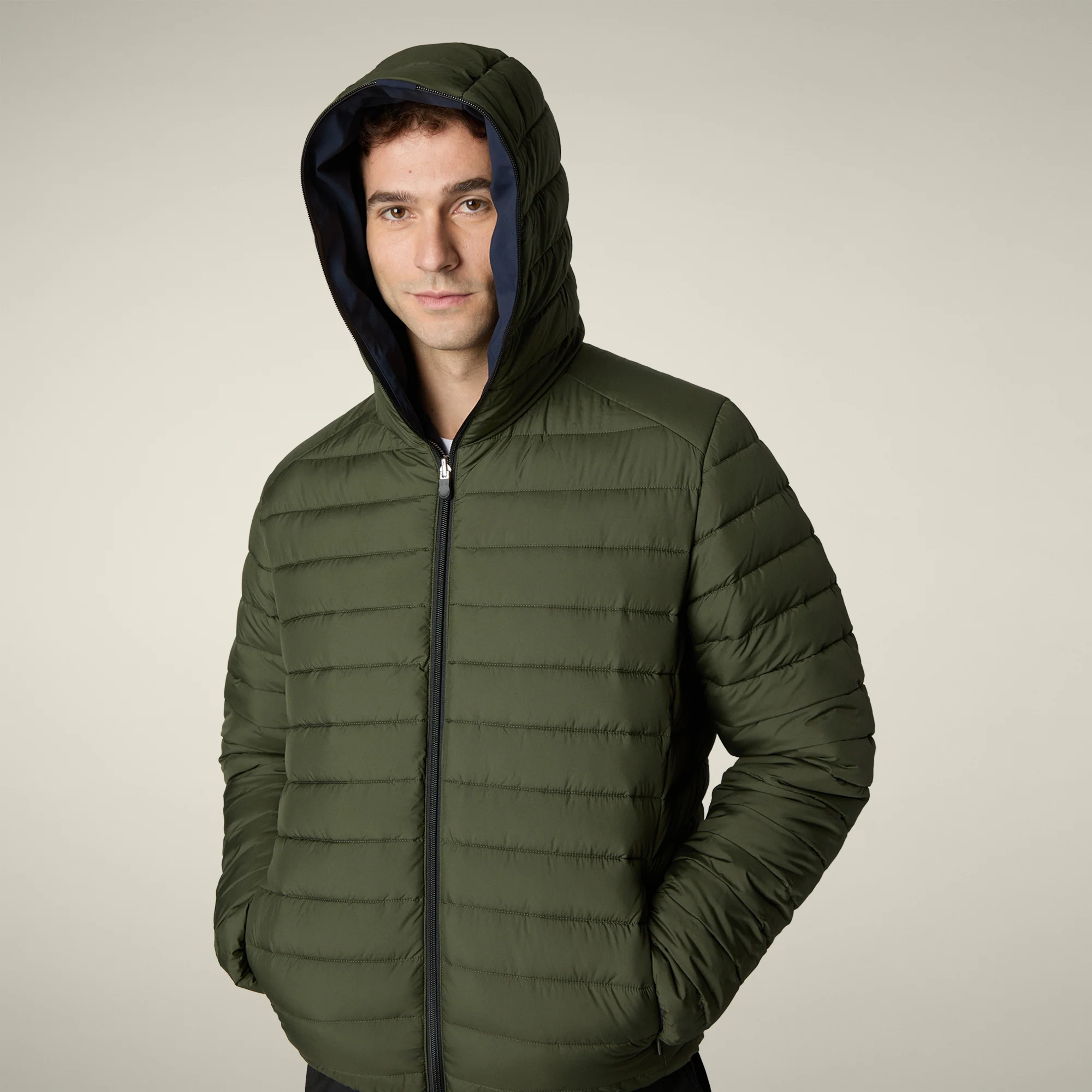 Men's Reversible Jacket Ezra in Navy Blue