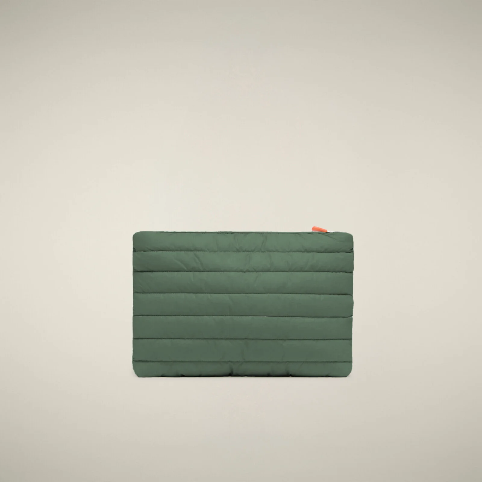 Unisex quilted pouch shaula in thyme green