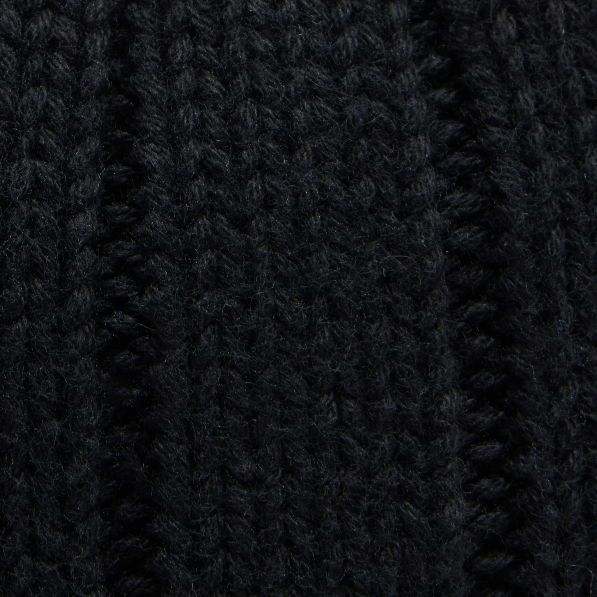 Unisex ribbed beanie jo in black