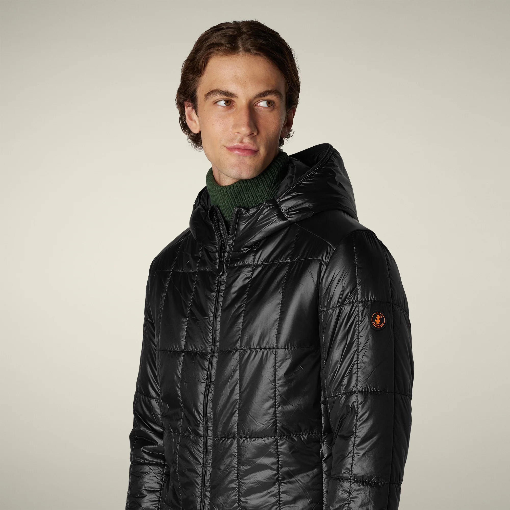 Men's Animal free puffer Jacket floyd in black