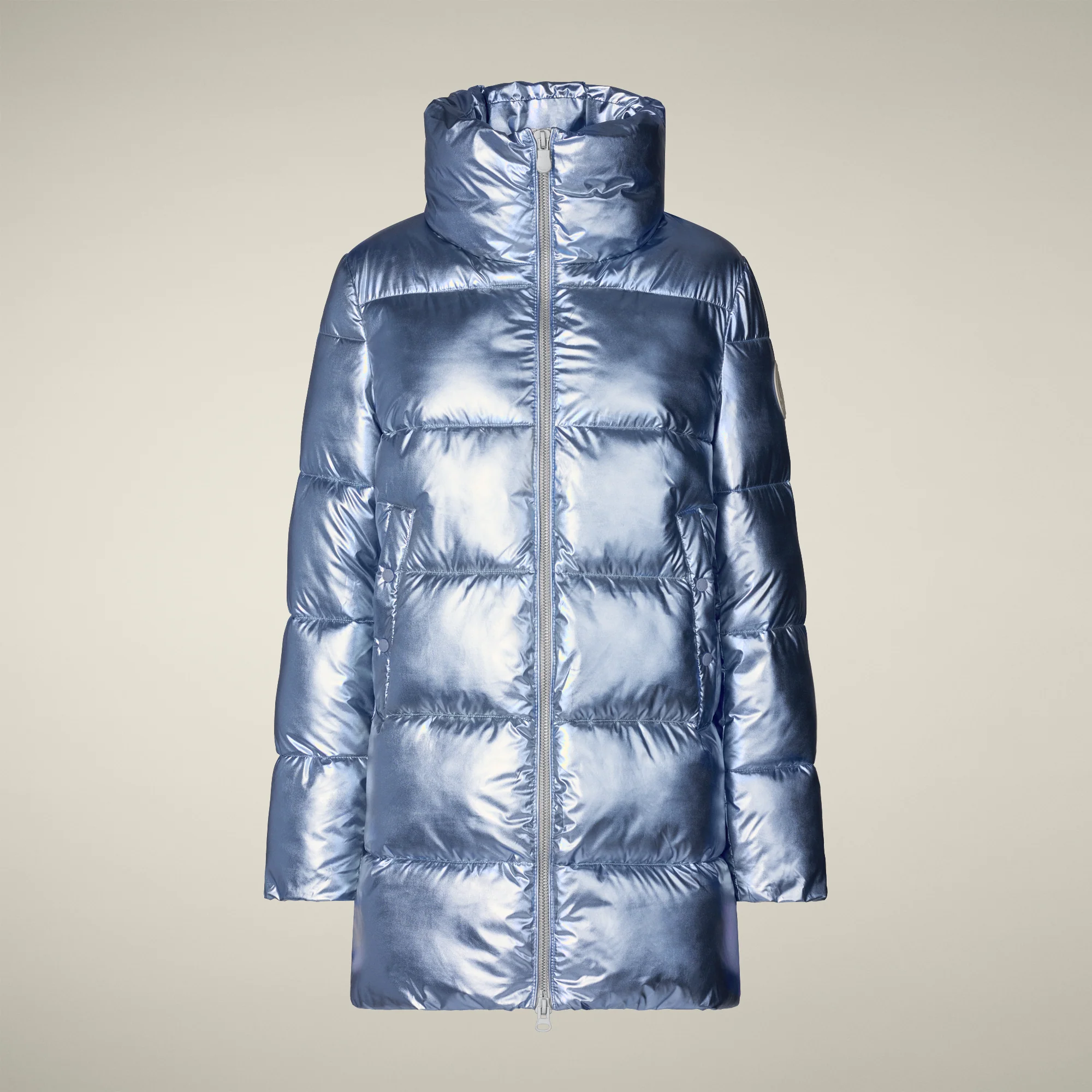 Women's animal free puffer jacket gerda  in ice blue