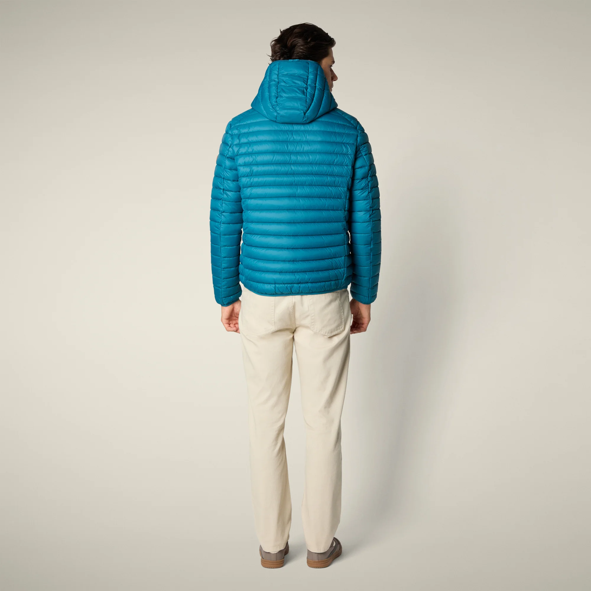 Men's Animal free puffer Jacket Donald in Horizon Blue