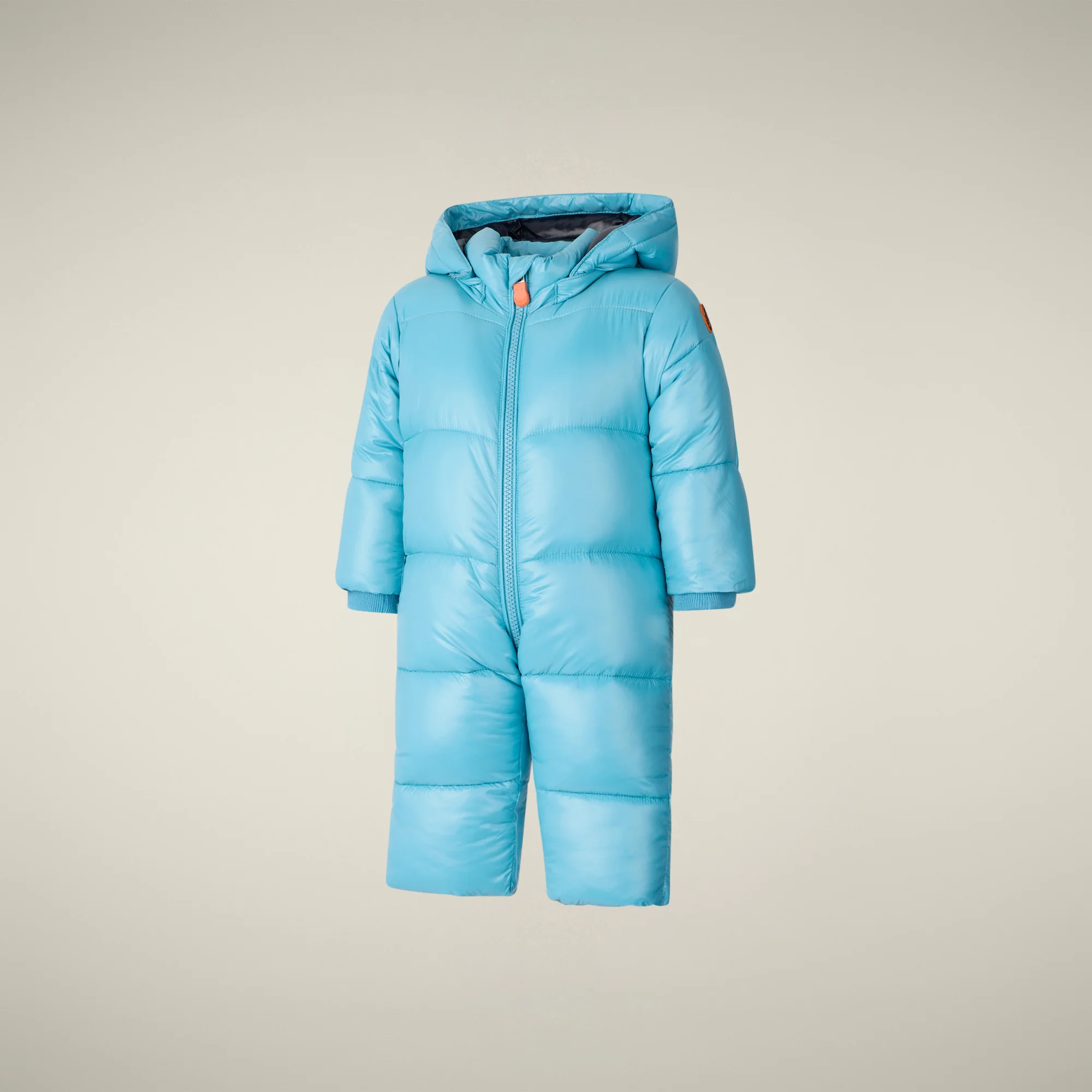Unisex Baby Quilted overall Shell in Bay Blue