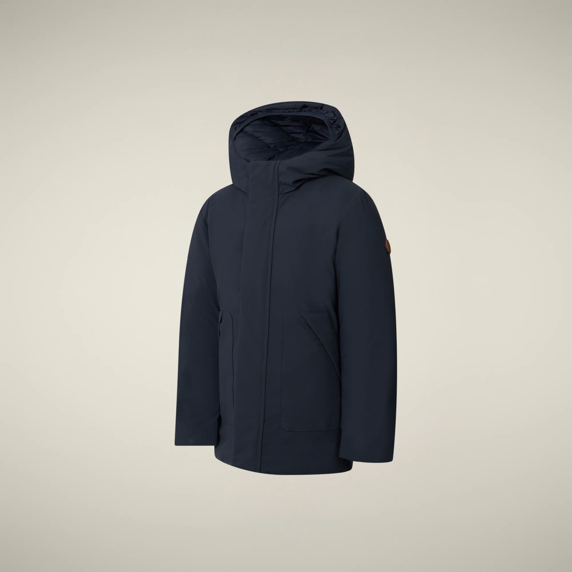 Boys' parka Albi in Blue Black