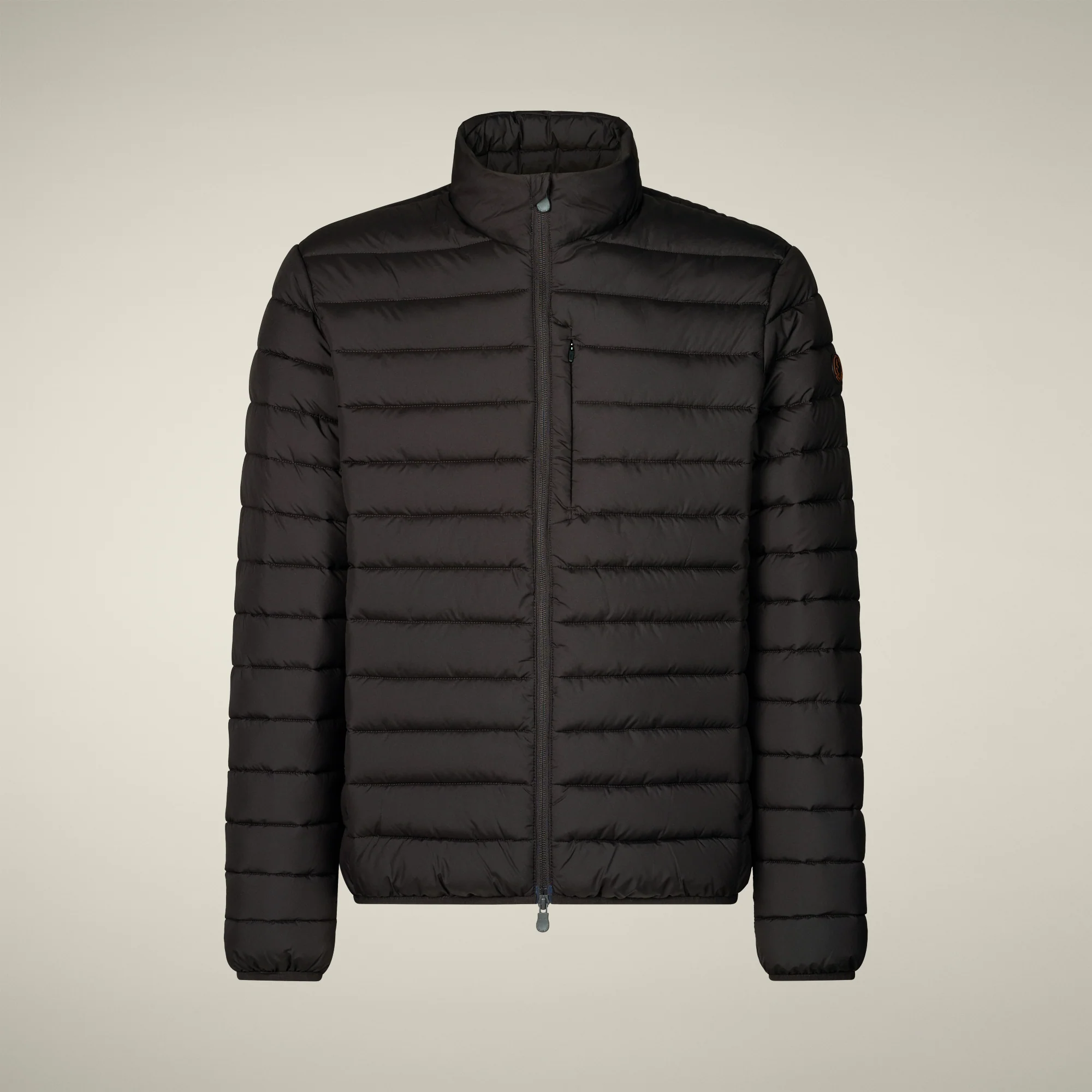 Men's animal free puffer Jacket Erion  in brown black